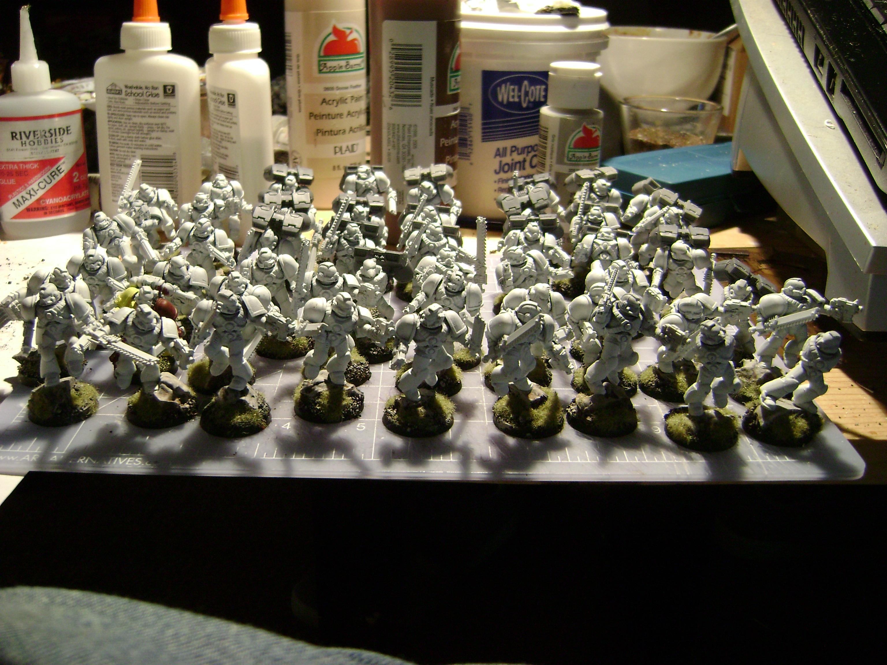 Assault Squad, Space Marines, Work In Progress