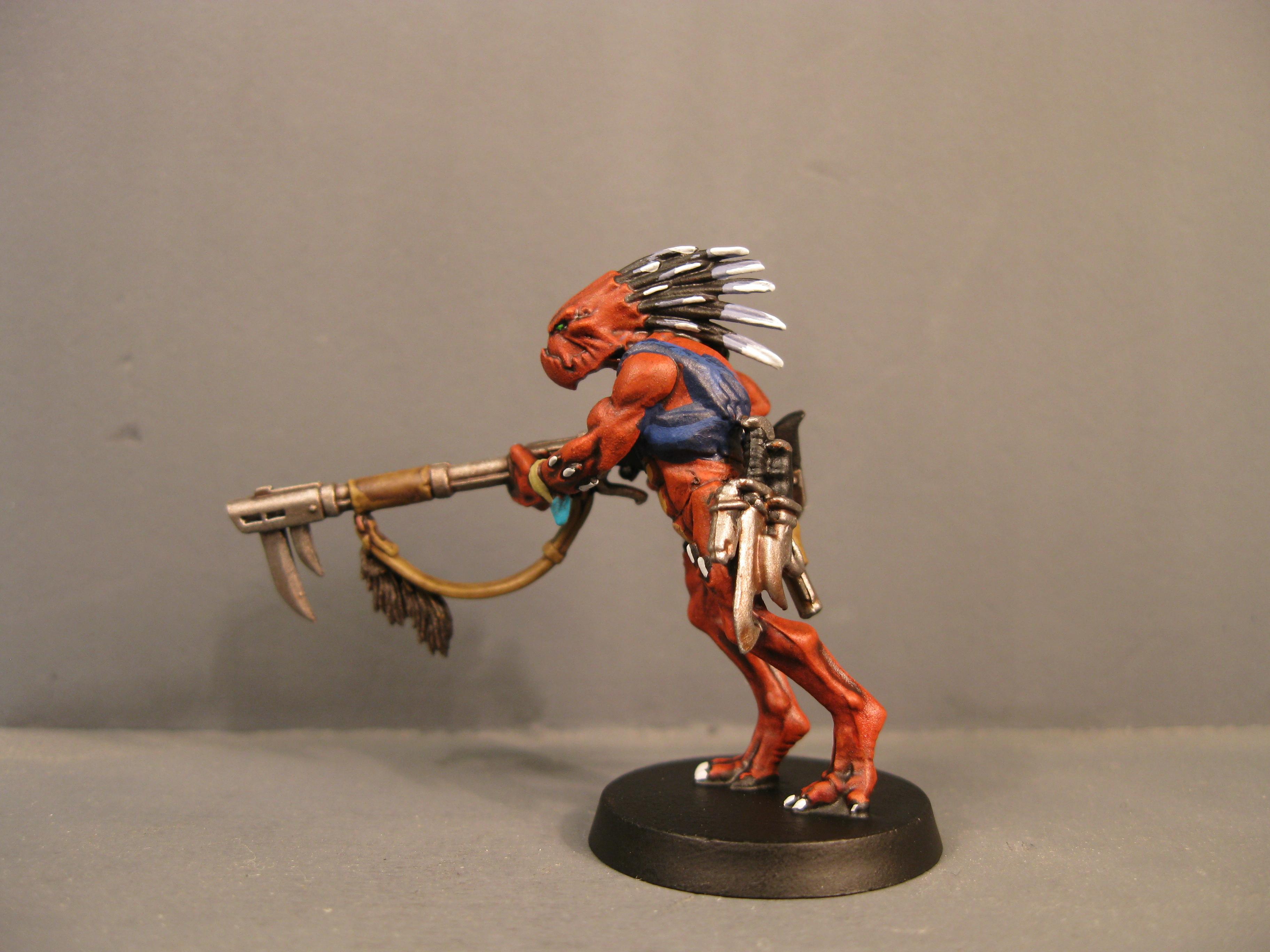 Kroot, Orange, Pro Painted, Tau, Warhammer 40,000