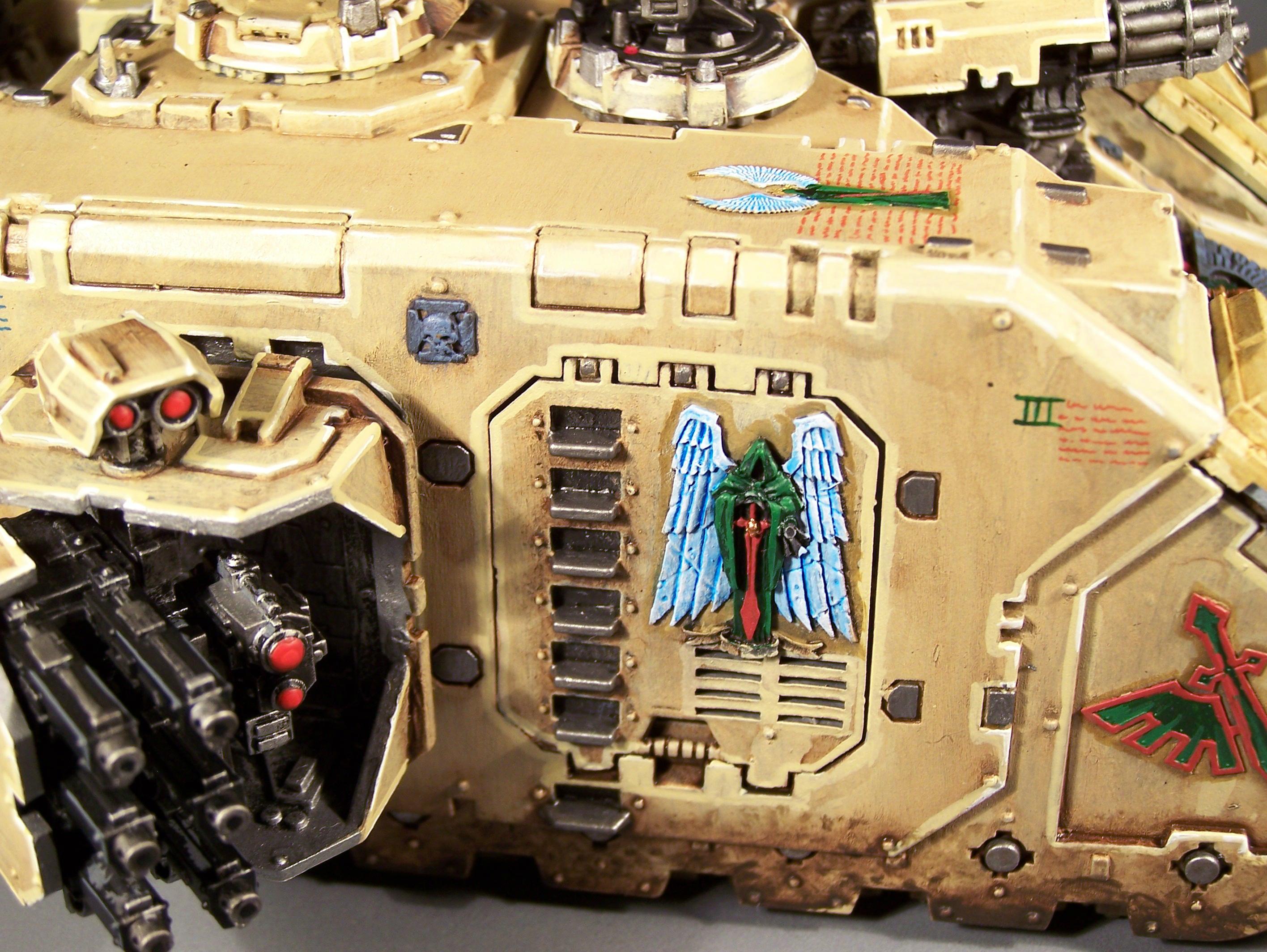 Dark Angels, Land Raider, Landraider Crusader, Space Marines, Warhammer 40,000