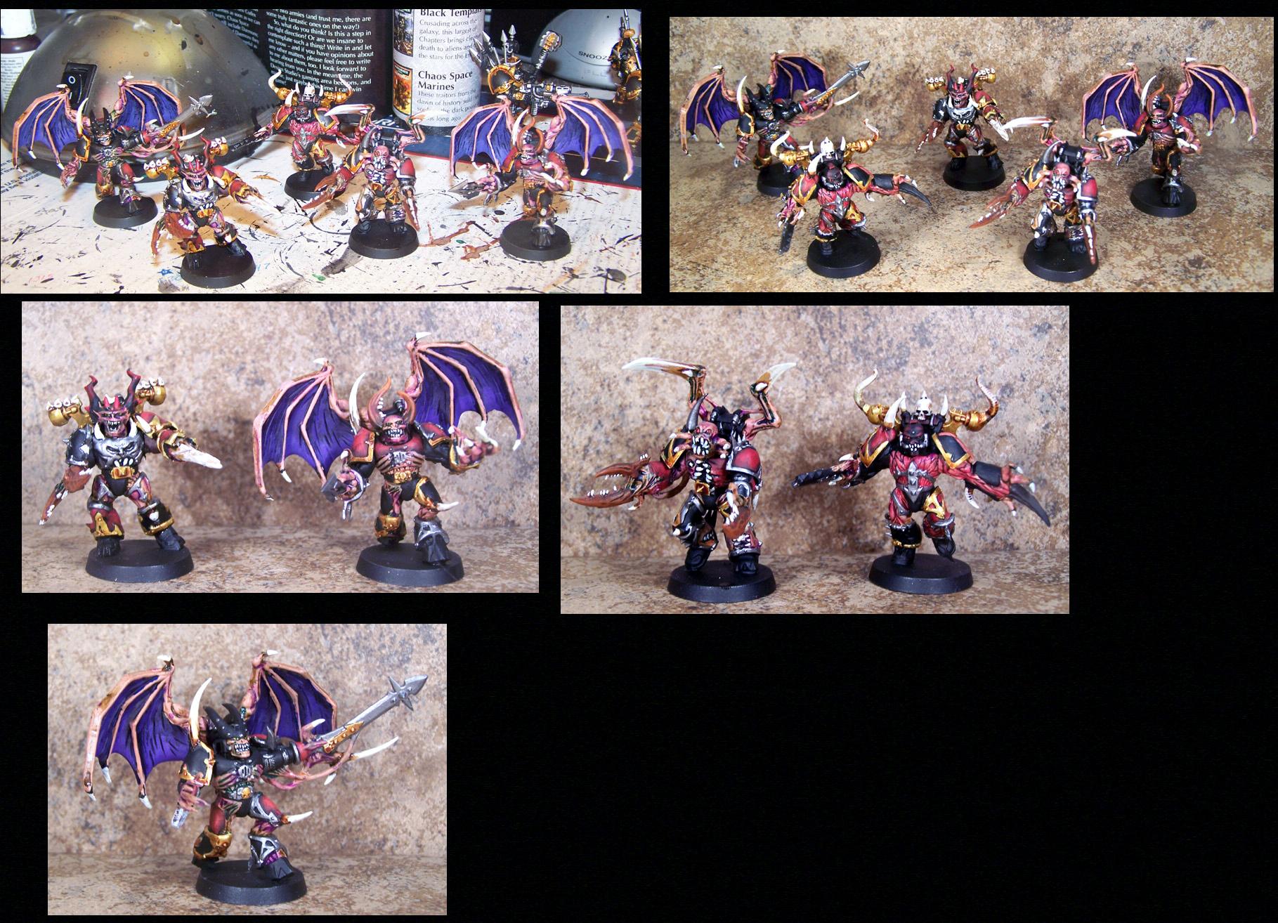 Chaos, Chaos Space Marines, Pro Painted, Warhammer 40,000