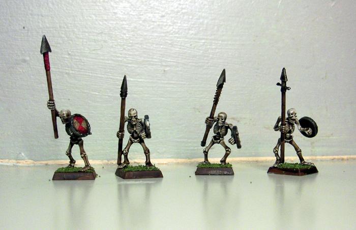Dipped, Skeleton Warriors, Vampire Counts, Warhammer Fantasy Battles