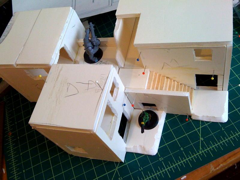 Buildings, Orks, Terrain, Work In Progress