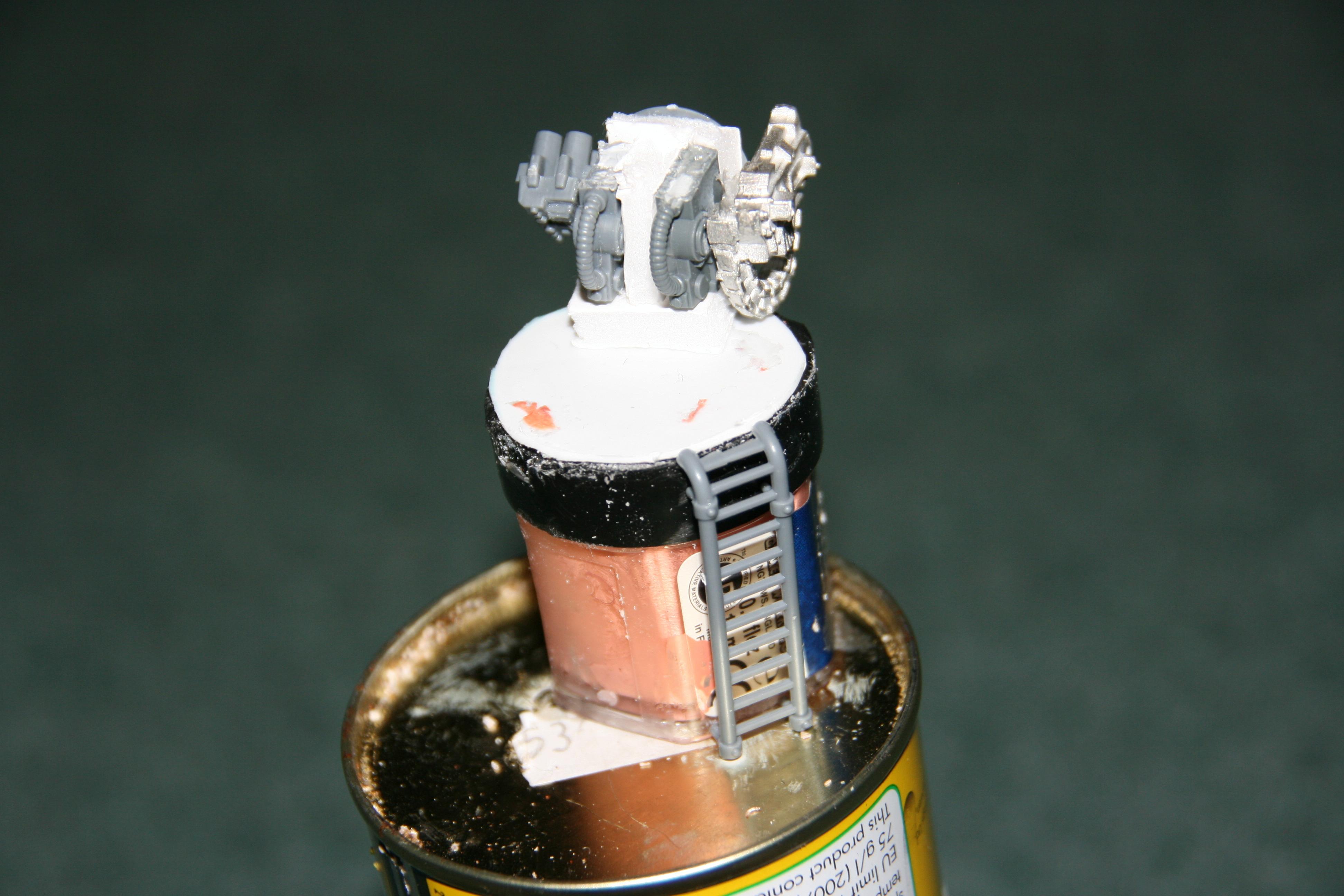 A homemade tarantula turret...