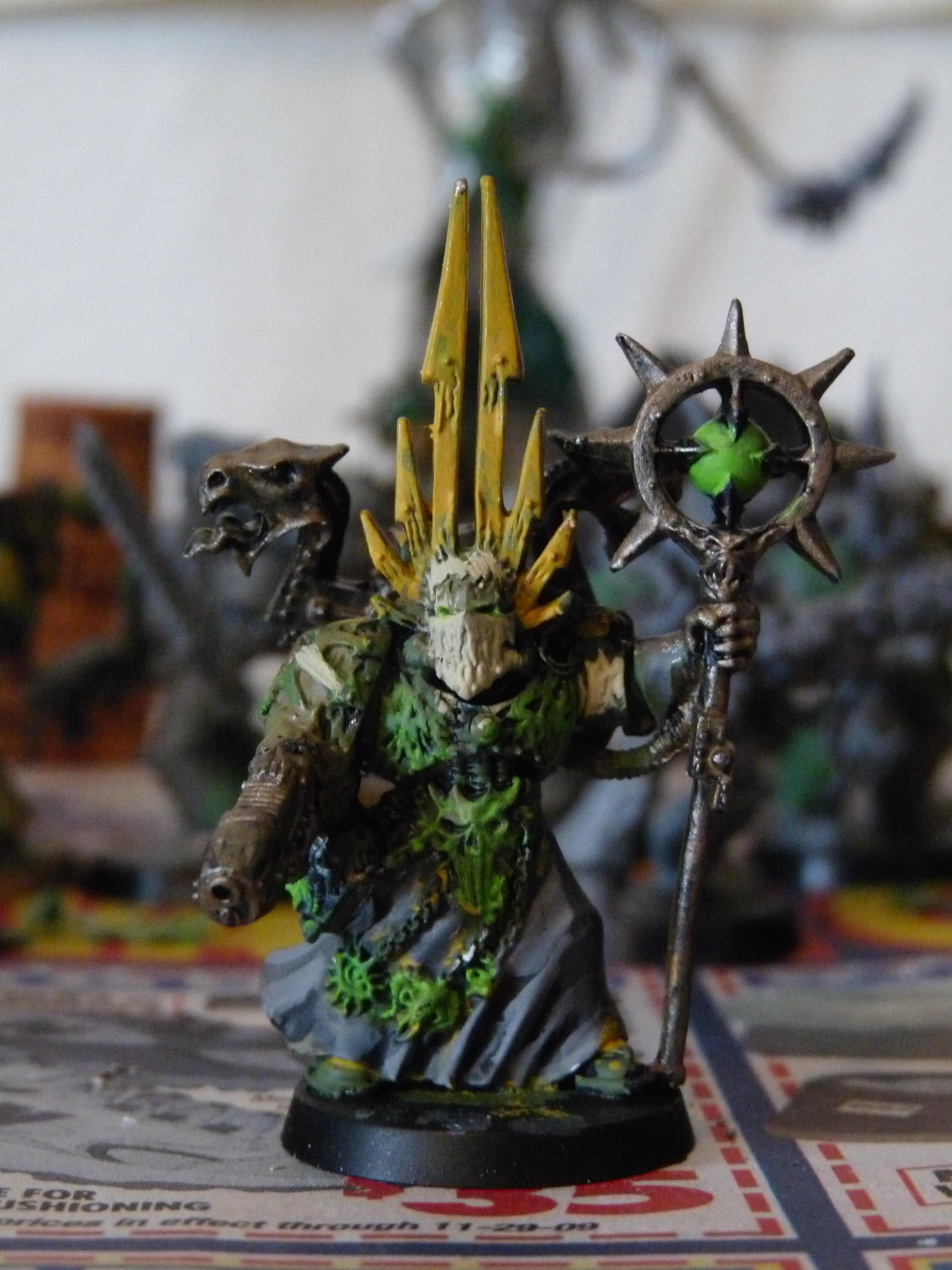 Chaos, Nurgle, Sorcerer, Warhammer 40,000