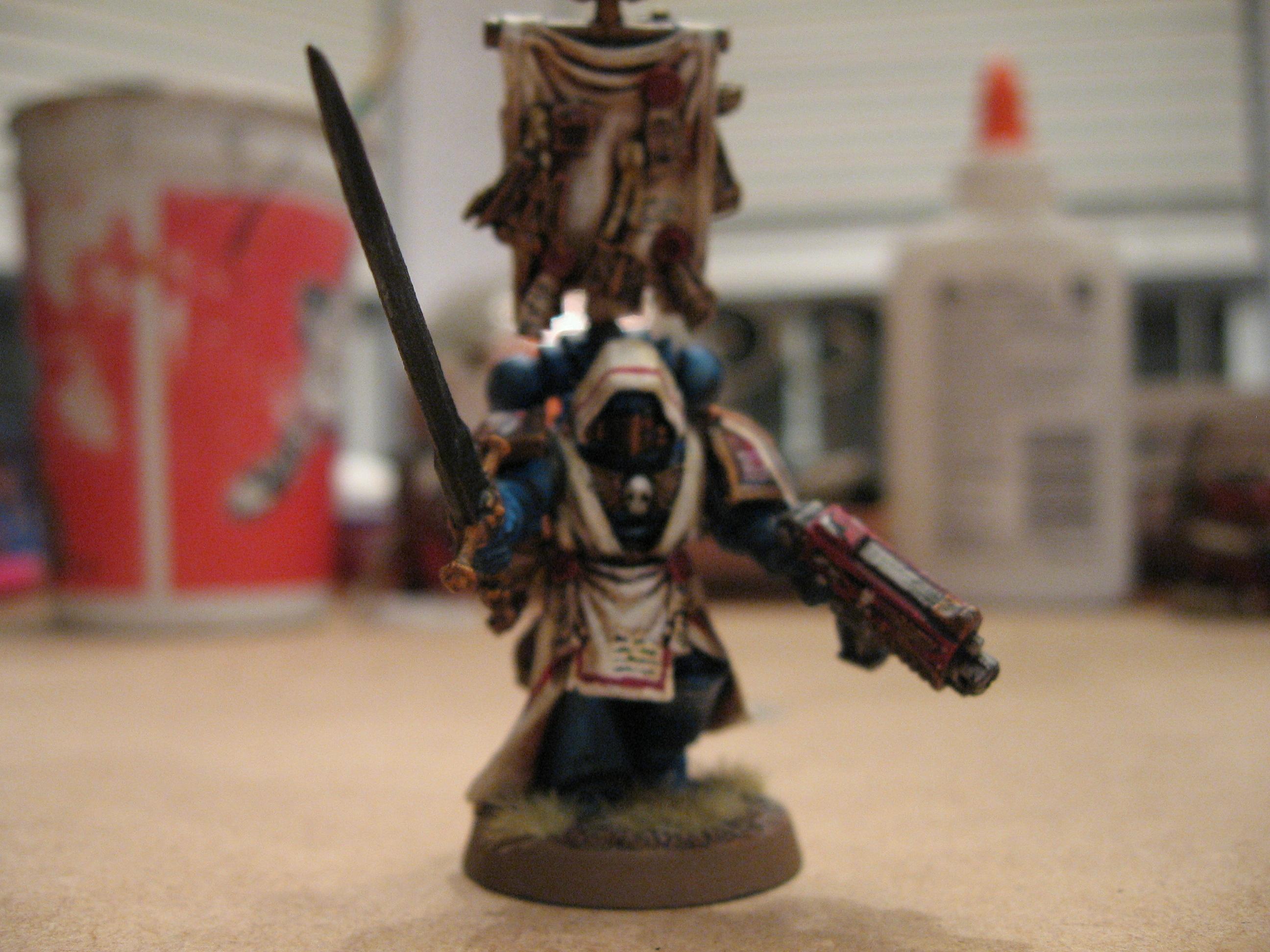 And Full Cloak, Librarian, With Large Sword