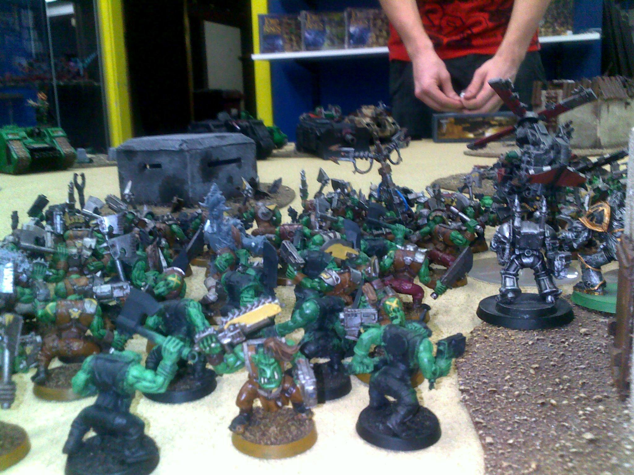 Ork/Chaos vs Marines