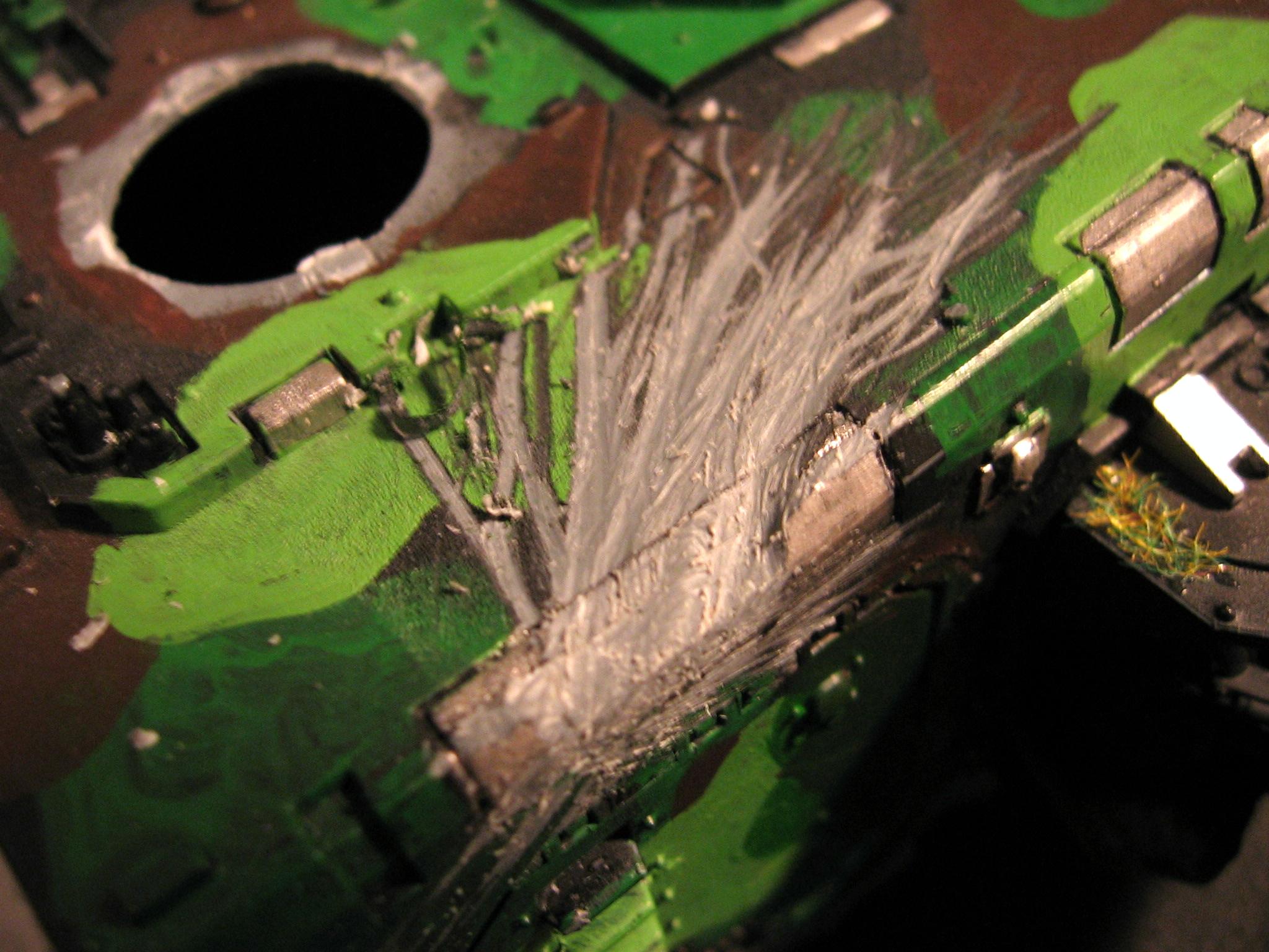 Land Raider damage