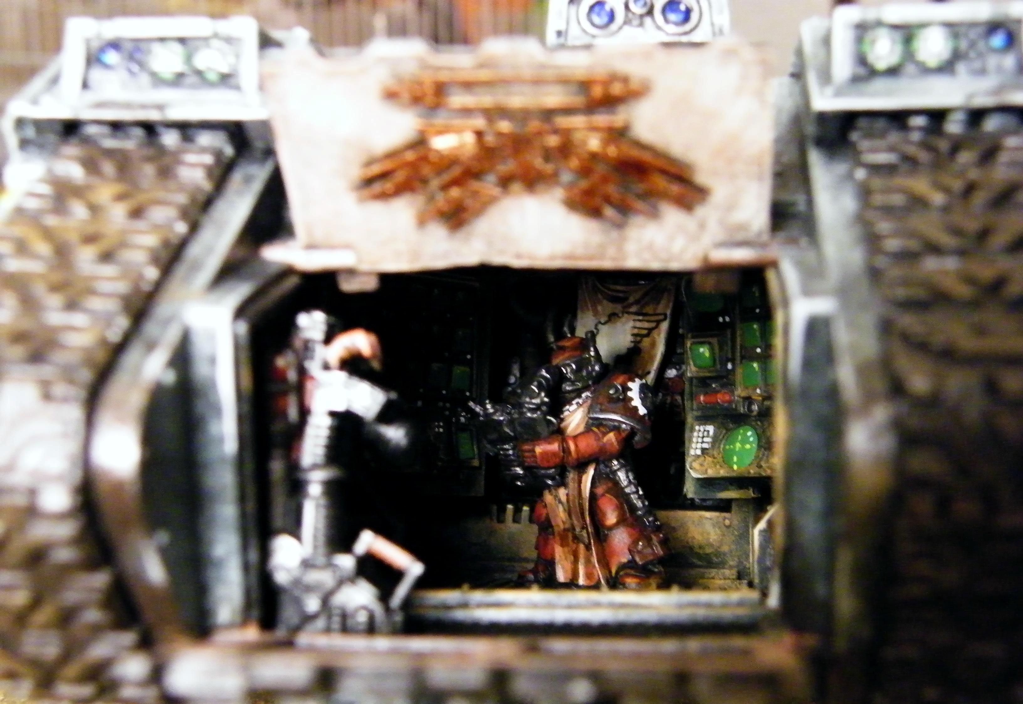 Interior, Land Raider, Space Marines, Tech-priest