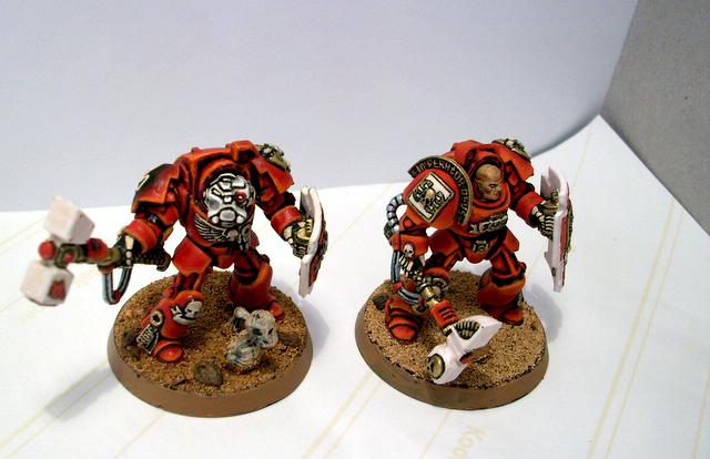 Space Marines, Storm Shield, Terminator Armor, Thunderhammer, Warhammer 40,000