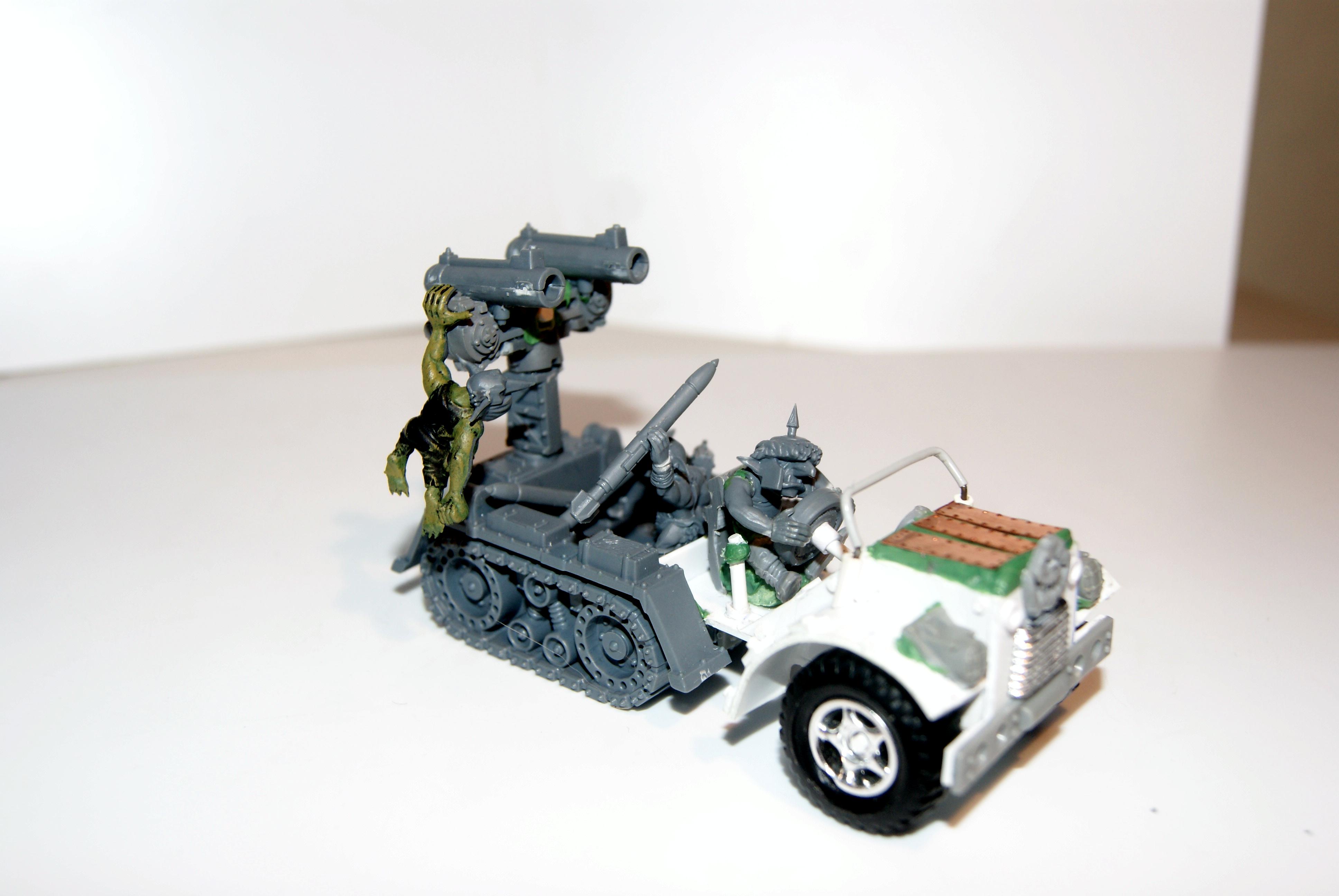 Conversion, Grot Rebellion, Grot Rebels, Grots, Halftrack, Orks, Warhammer 40,000, Wartrakk