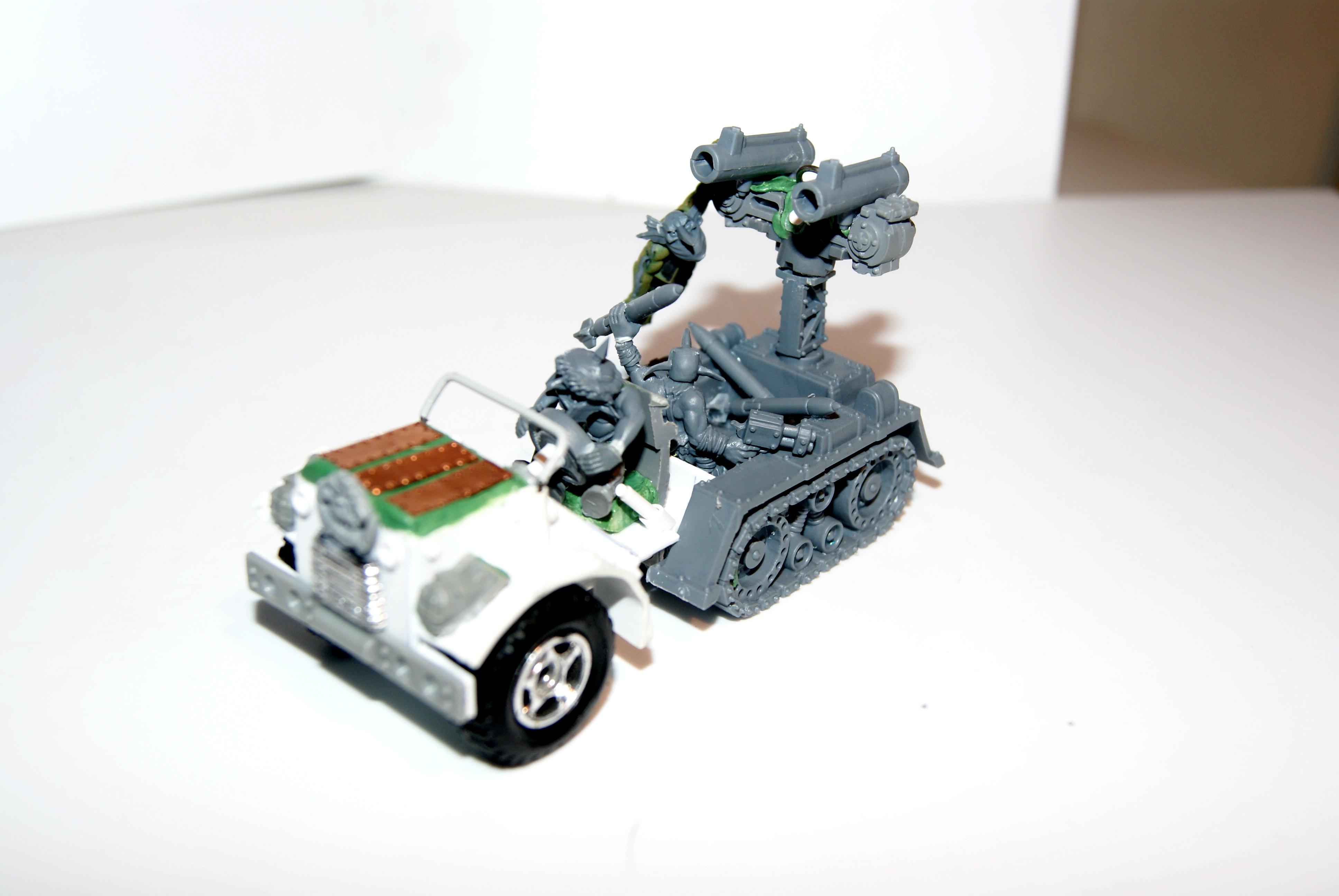 Conversion, Grot Rebellion, Grot Rebels, Grots, Halftrack, Orks, Warhammer 40,000, Wartrakk