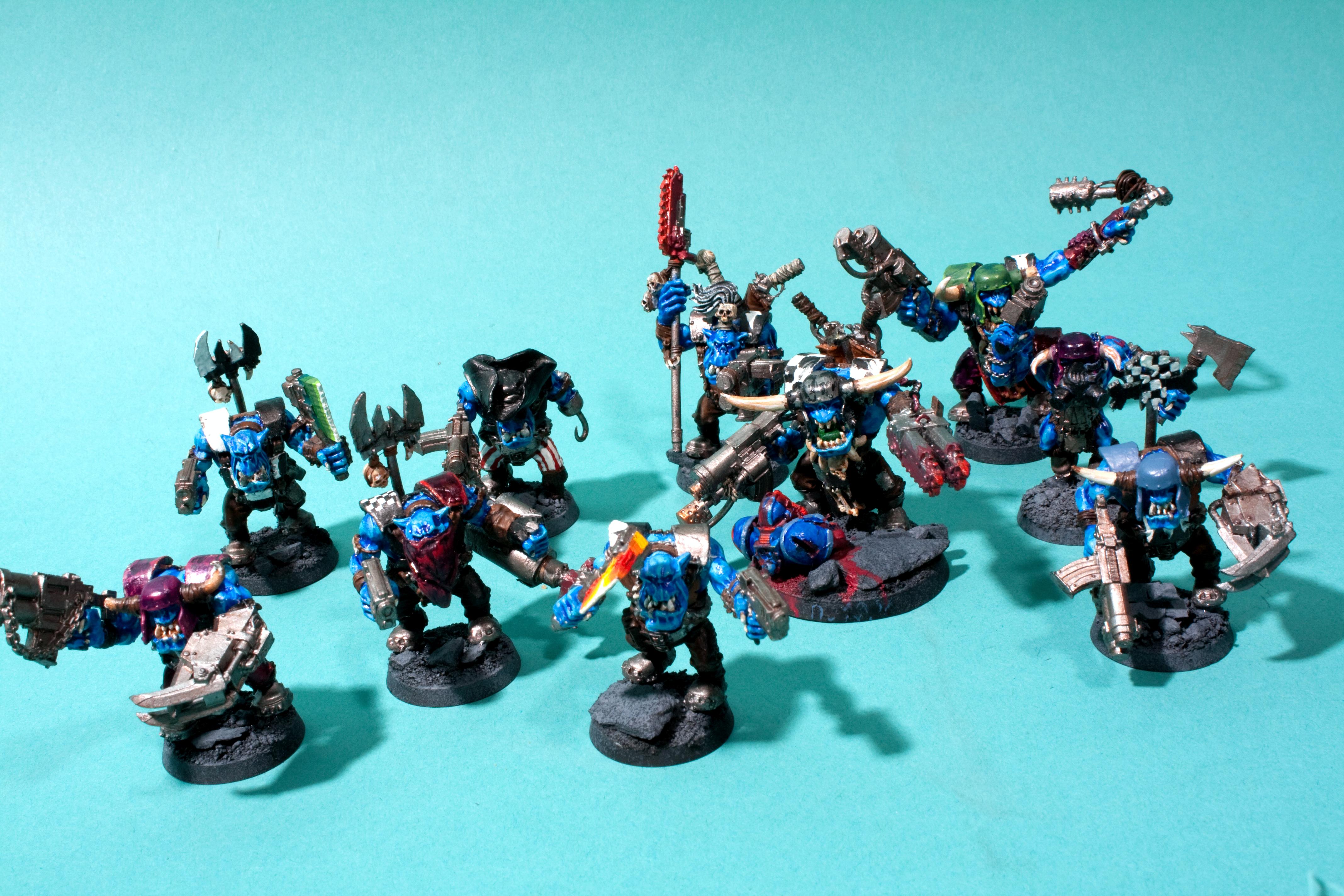 Blue, Orks, Warhammer 40,000