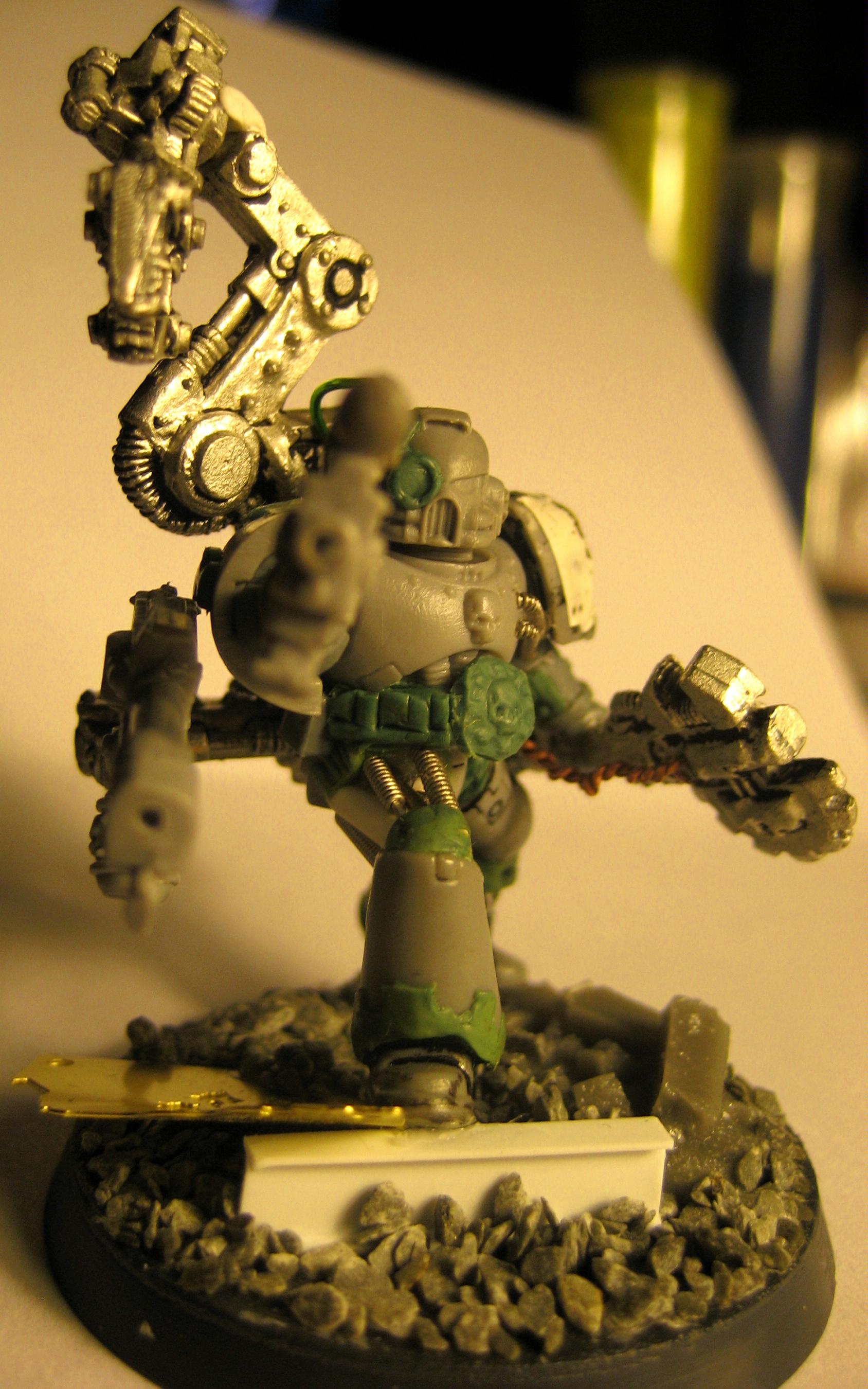 Iron Father, Iron Hand, Space Marines, Tech Marine, Update, Work In Progress