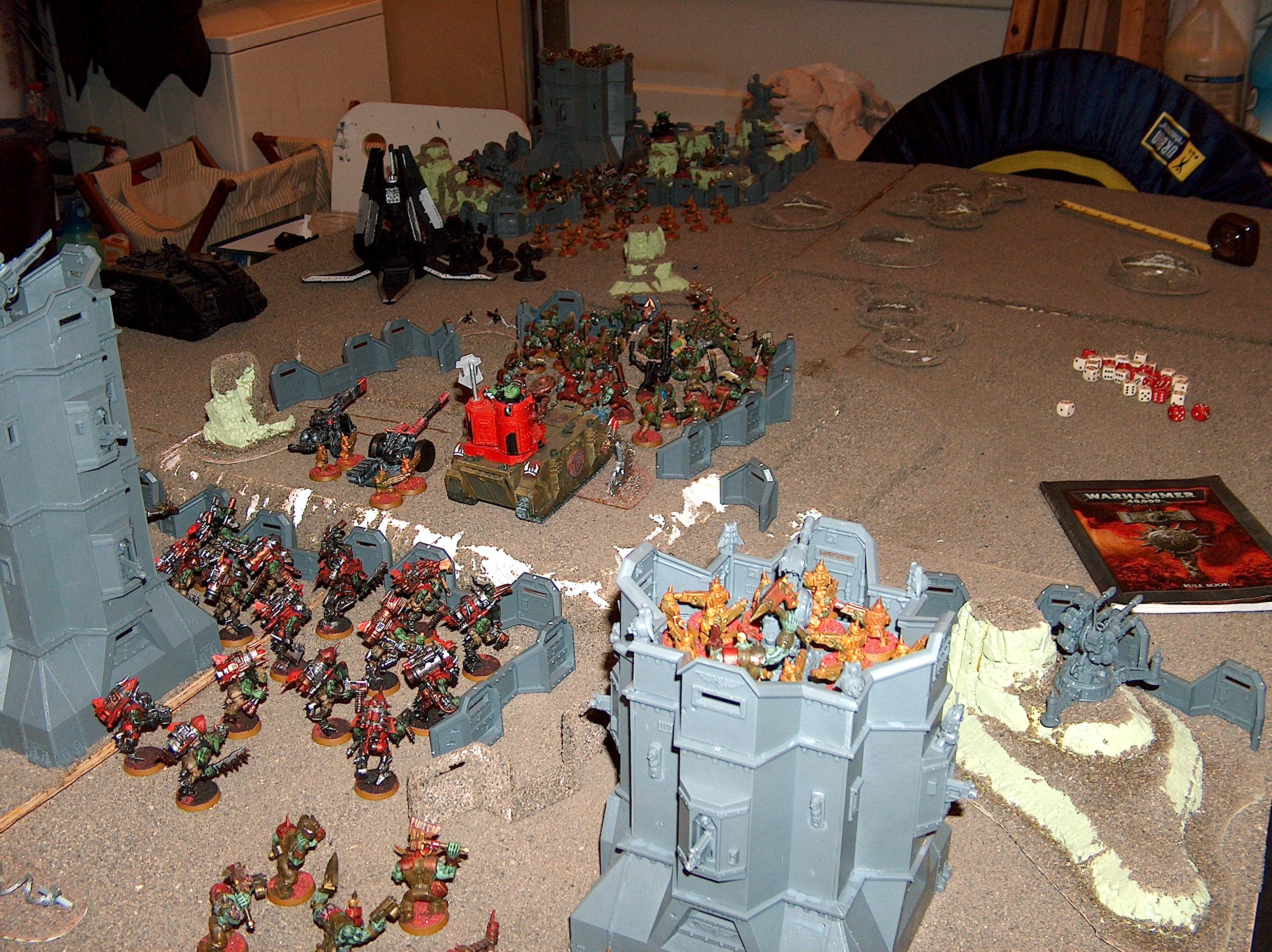 Orks, Planetstrike game about to begin