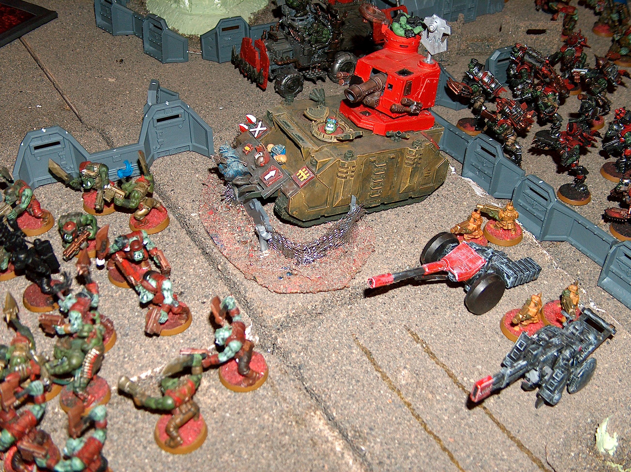 Orks, Hvy Support dug in
