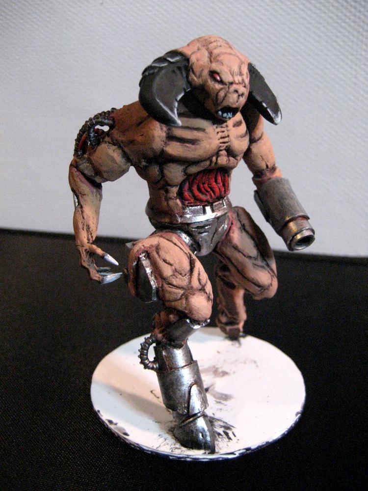 Cyborg, Daemons, Doom, Sculpting