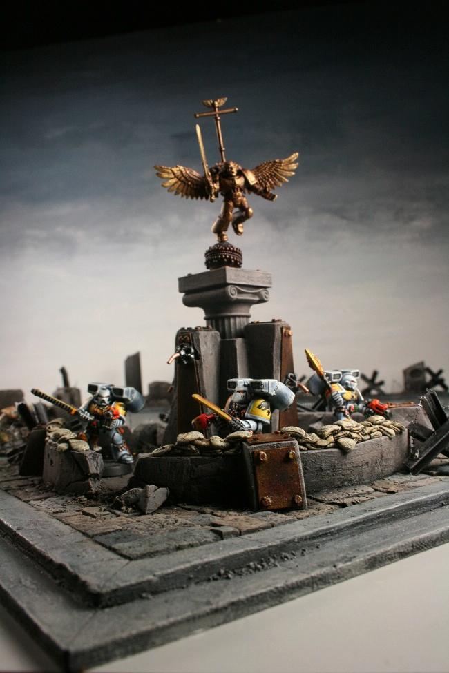 Blood Angels, Cities Of Death, Space Wolves, Statue, Terrain, Warhammer 40,000