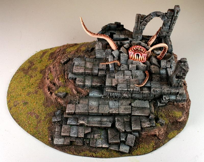 Chaos, Custom, Daemons, Ruins, Scratch Build, Sculpted, Terrain, Warp
