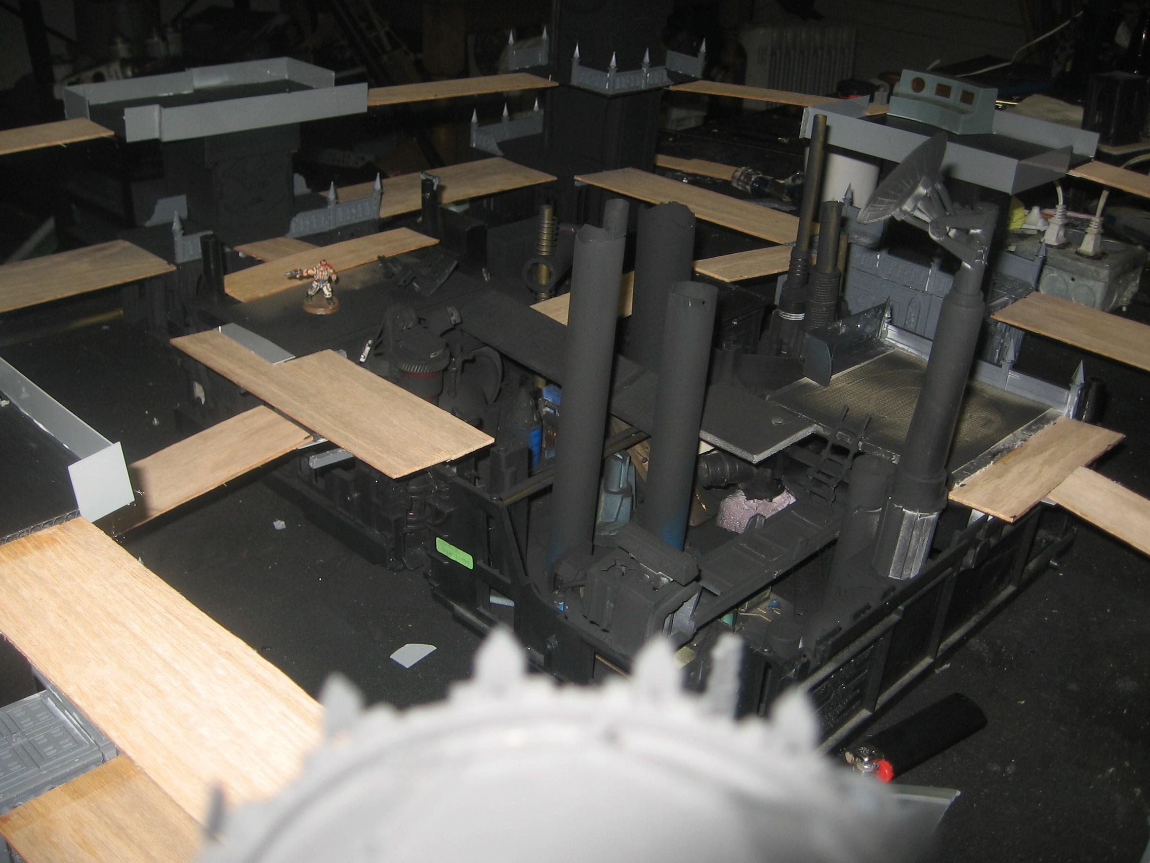 added more platforms to center almost redy for paint