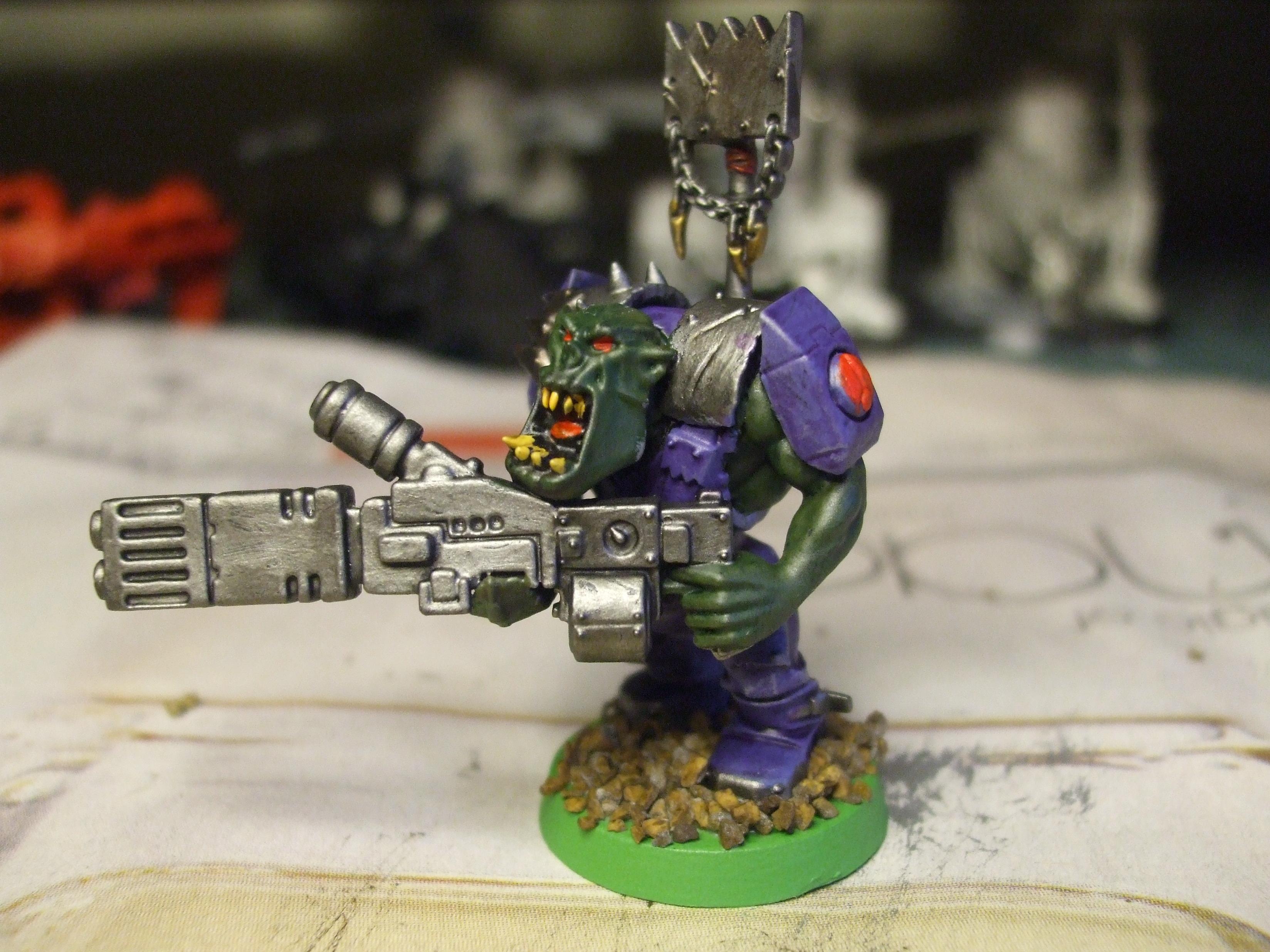 Flash Gitz, Orks, Ork Nob with Tau Weapon