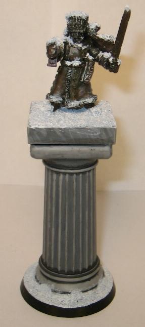 Imperial Guard, Objective Marker, Snow, Statue, Valhallans, Warhammer 40,000