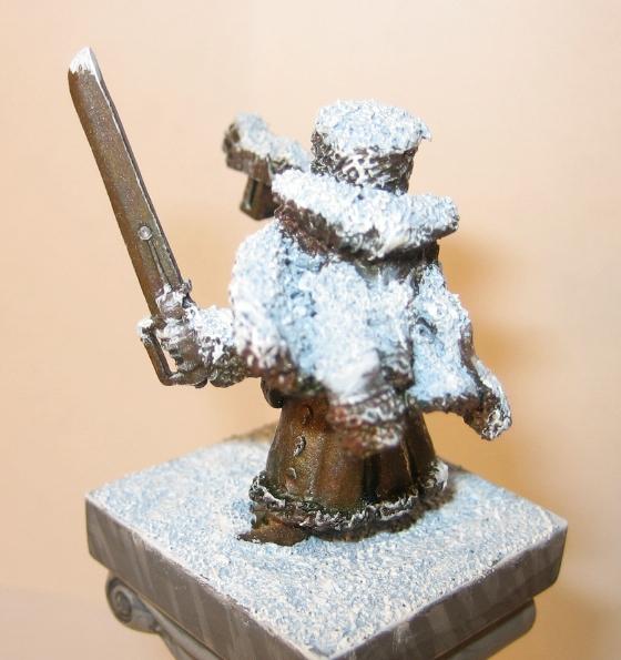 Imperial Guard, Objective Marker, Snow, Statue, Valhallans, Warhammer 40,000