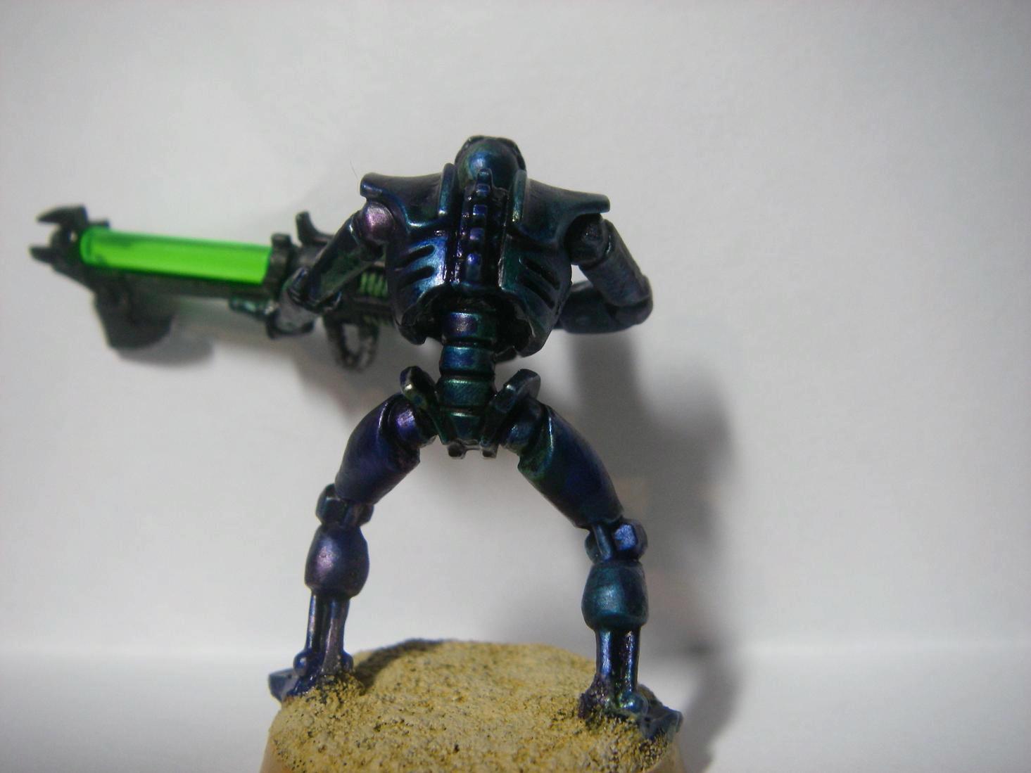 Necron Warrior, Rear View..
