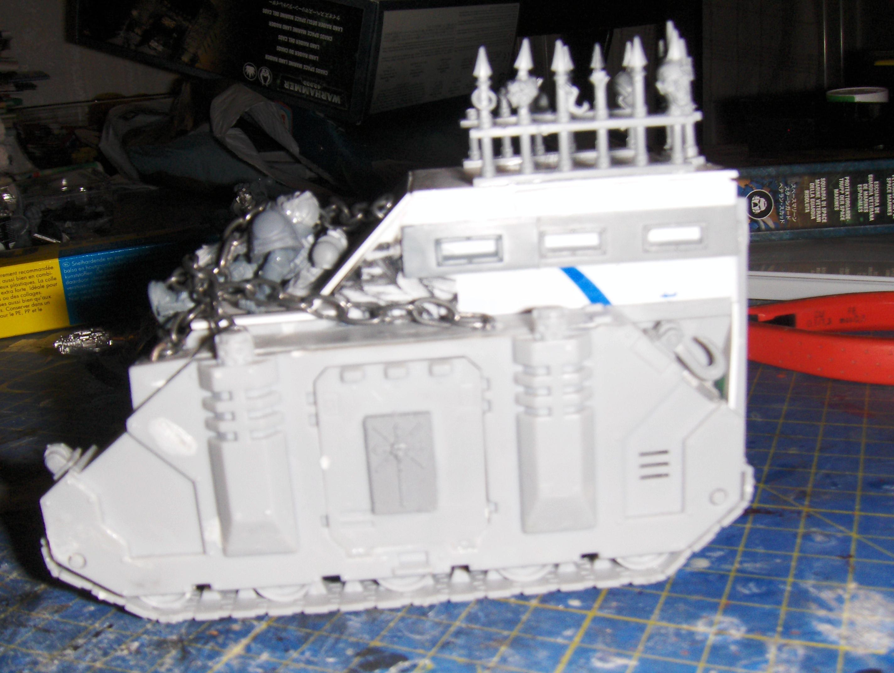 Conversion, Rhino, Space Marines, Work In Progress