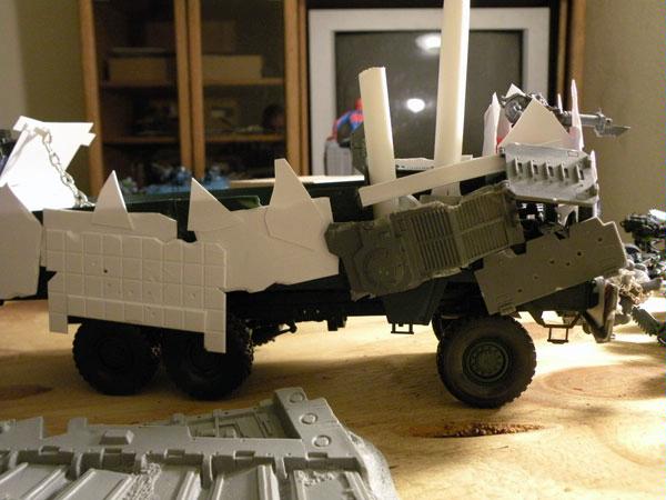 Battlewagon, Deff Skulls, Orks, Trukk