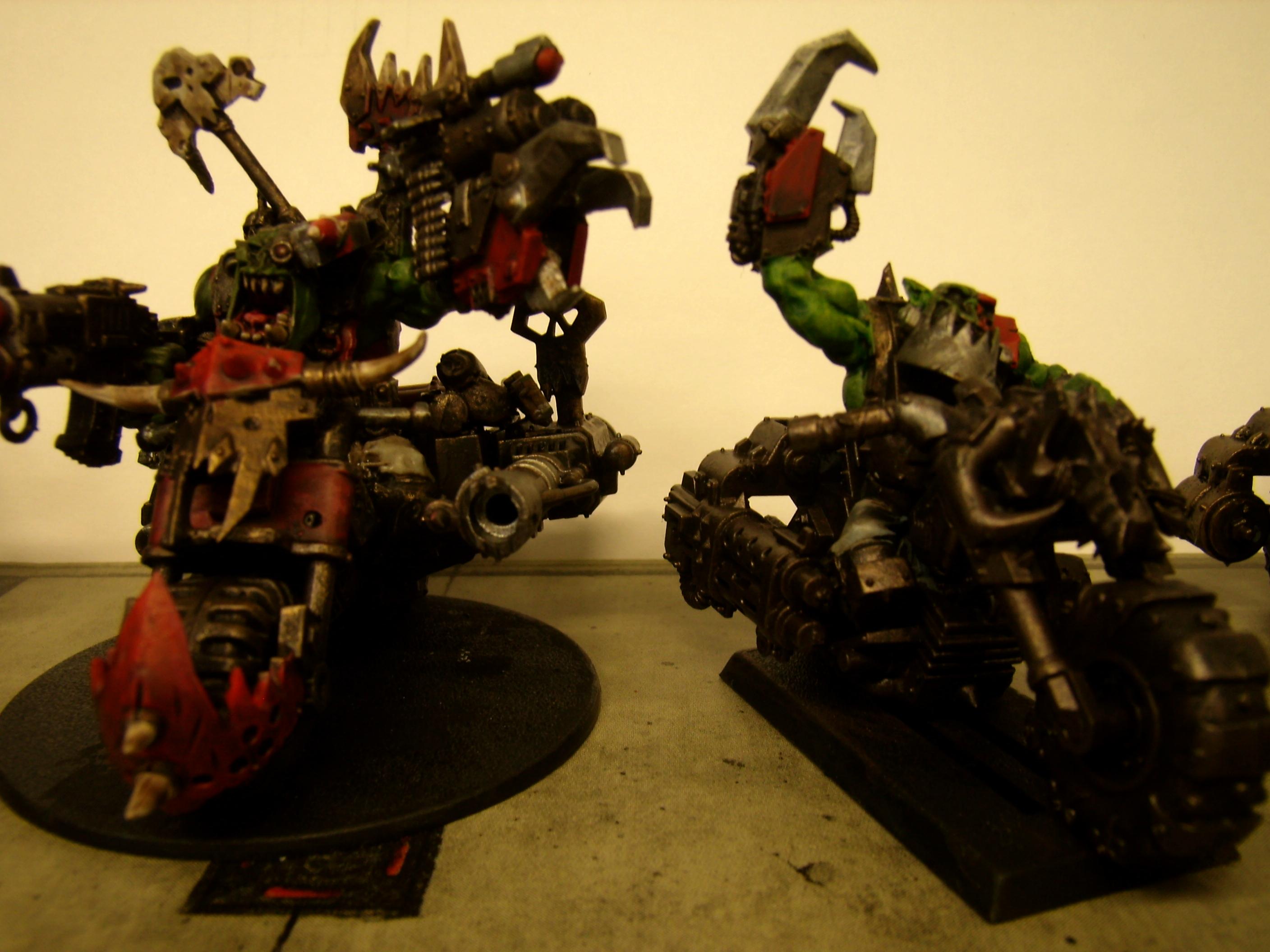 Orks, Warbike, Warboss, Wazzdakka