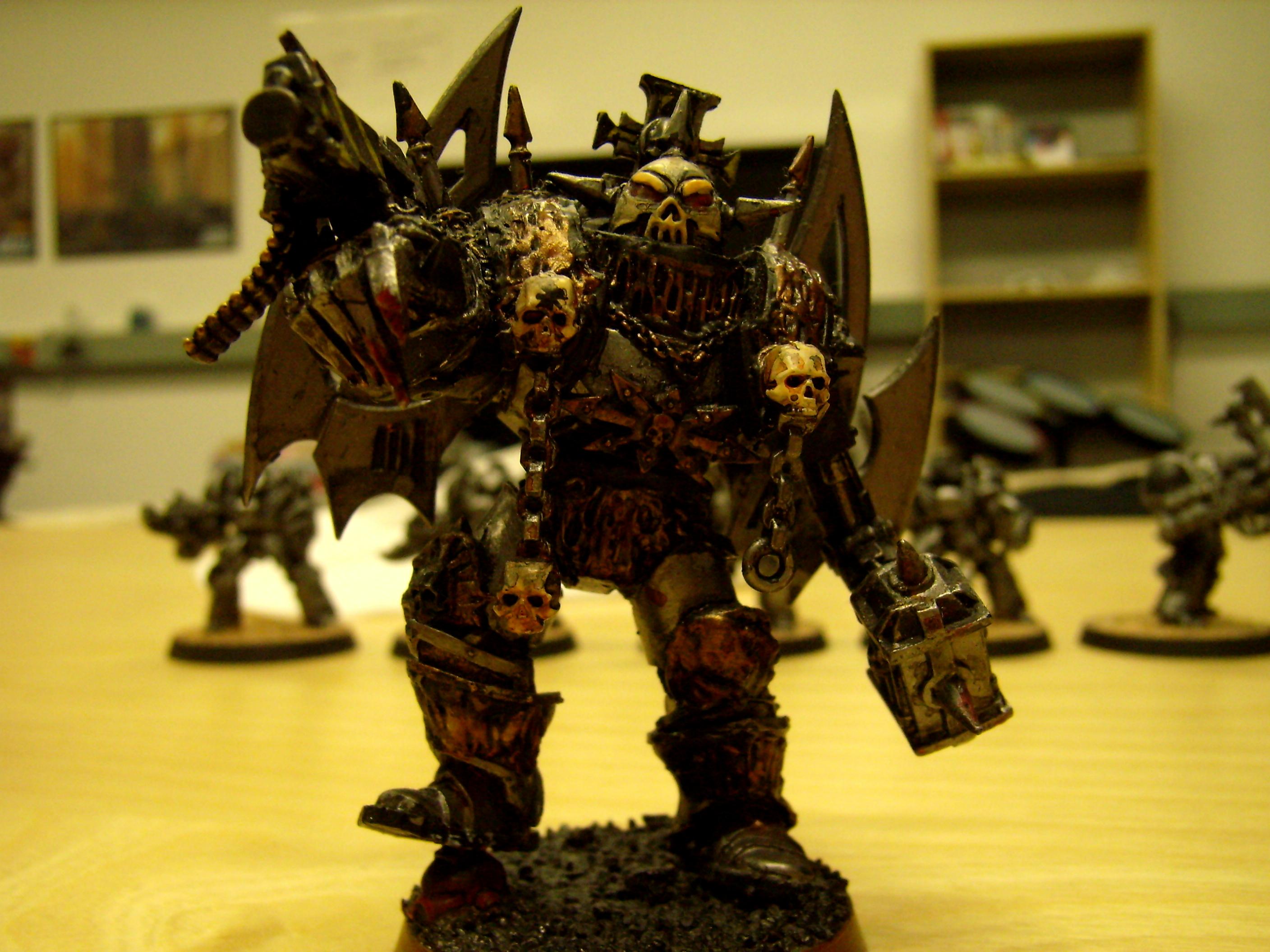 Chaos, Chaos Space Marines, Daemon Prince, Iron Warriors