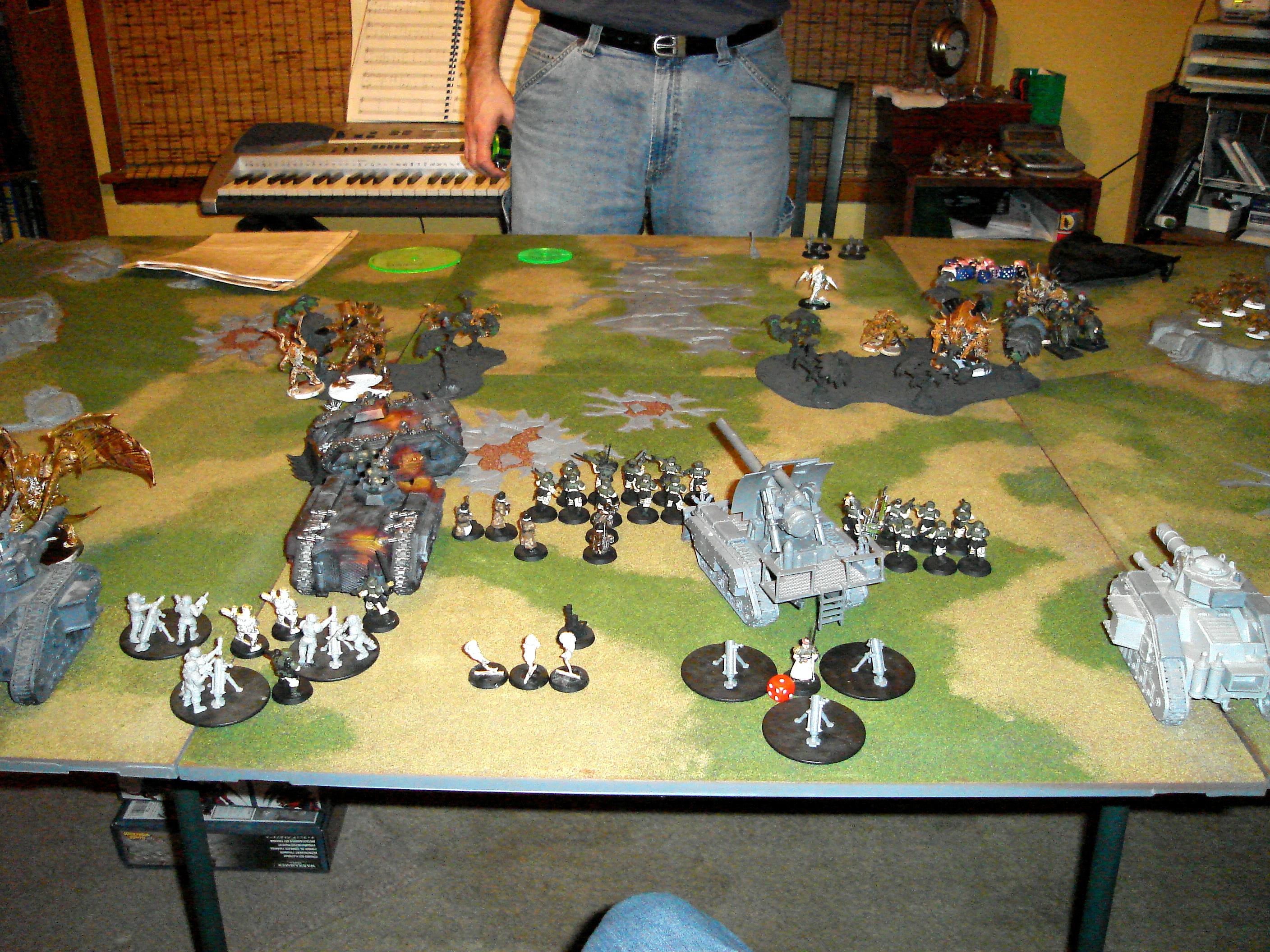 Game, Game Table, Imperial Guard, Tyranids