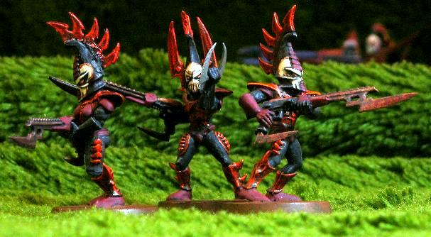 Bone, Dark Eldar, Fire, Warriors