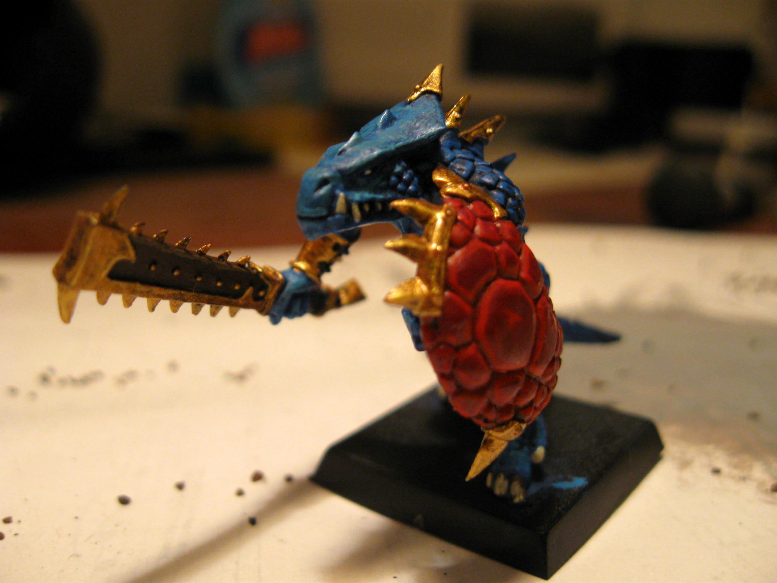 First Fantasy Model, Lizardmen, Saurus Warriors, Warhammer Fantasy
