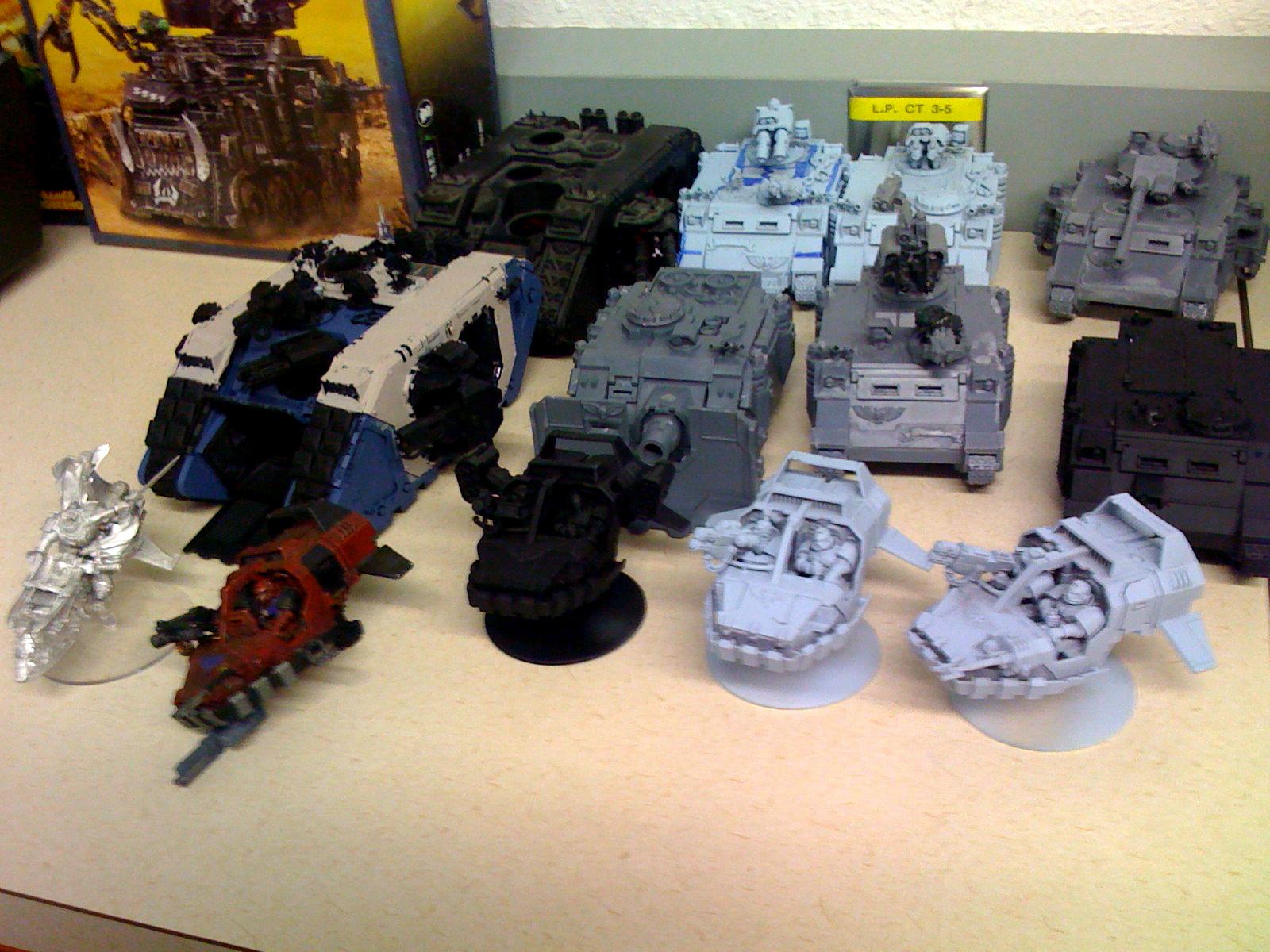 Space Marines, Unpainted, Work In Progress