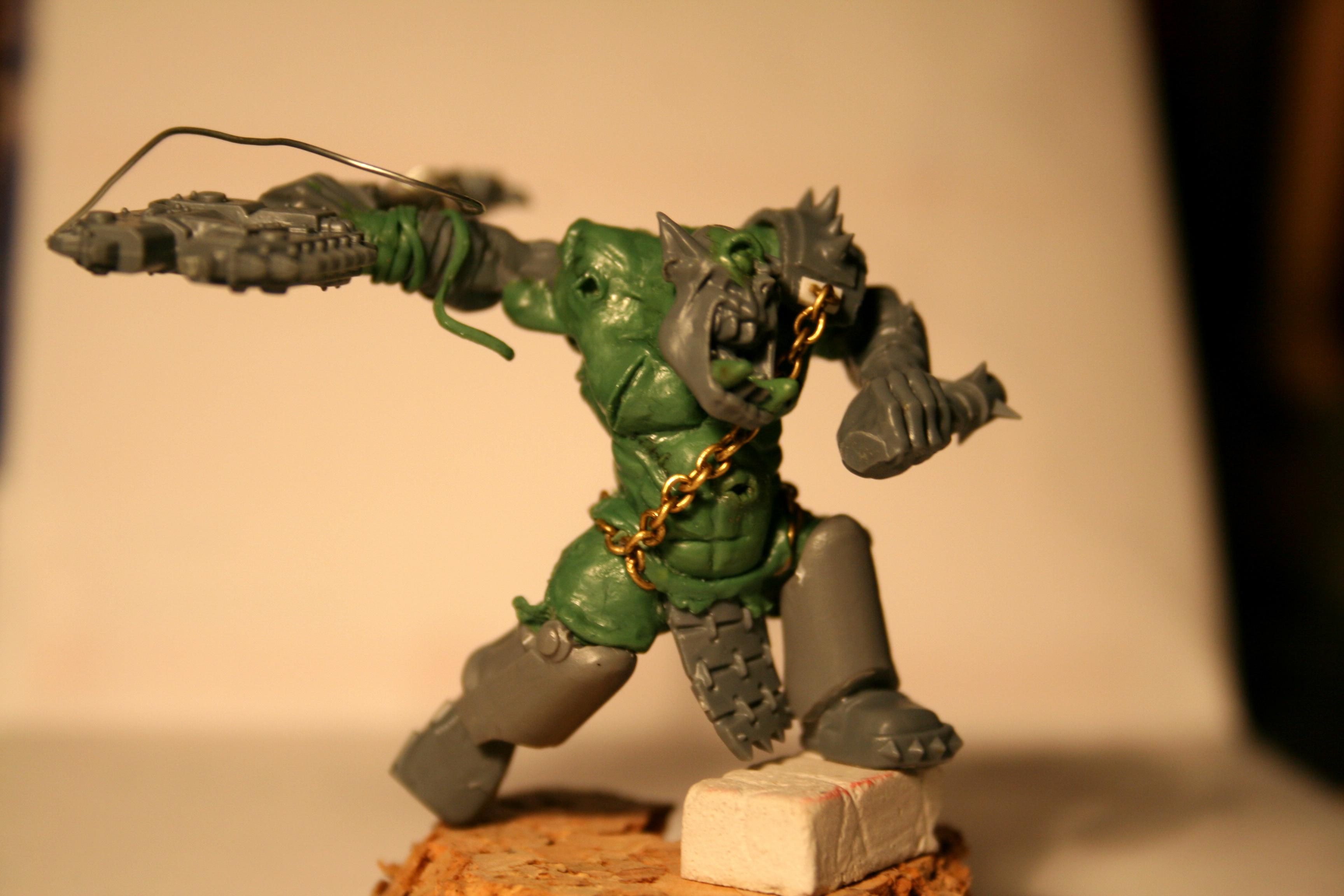 Orks, Sculpting, Foot Reposition