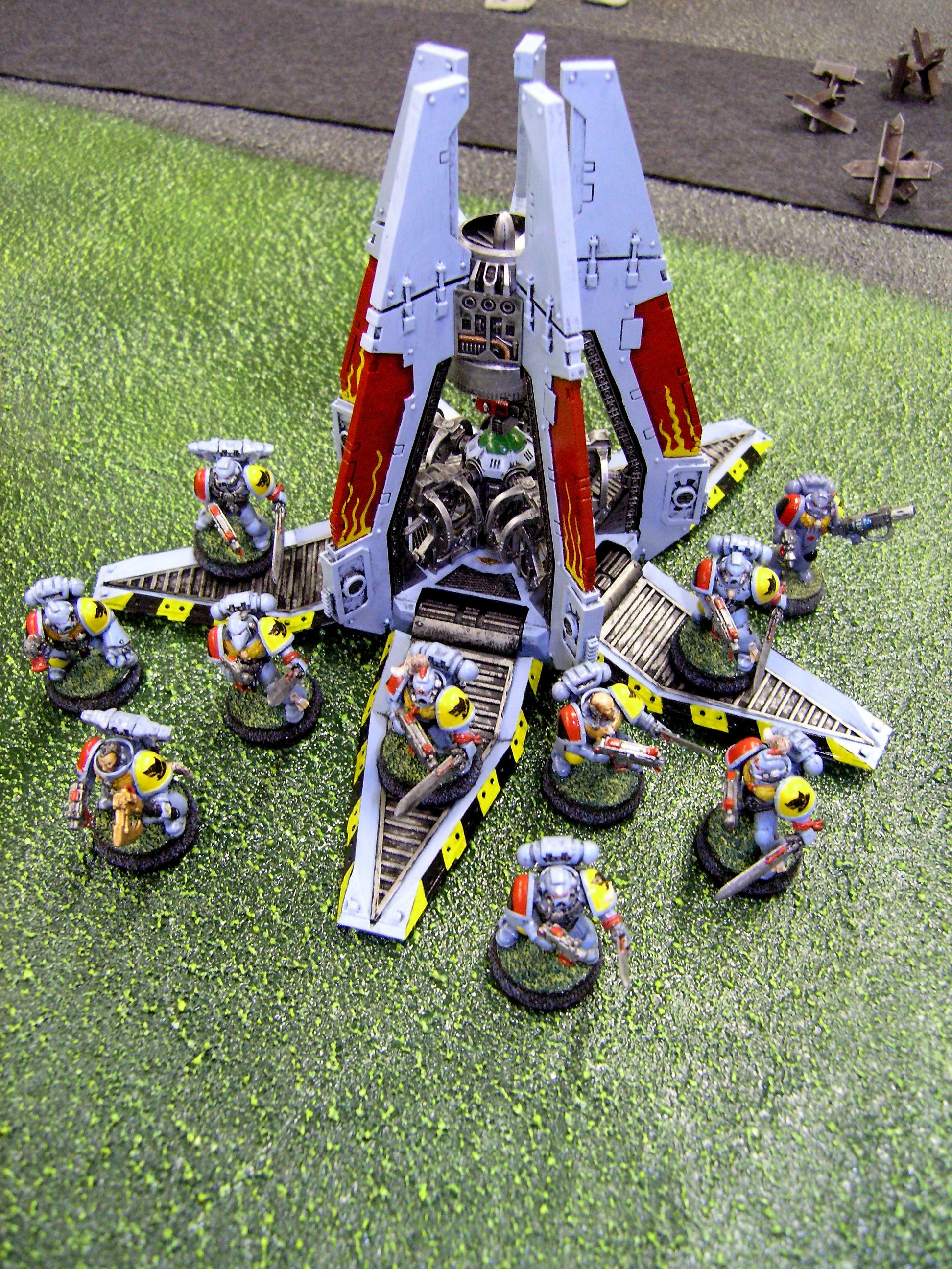 Drop Pod, Grey Hunters, Space Wolves, Warhammer 40,000