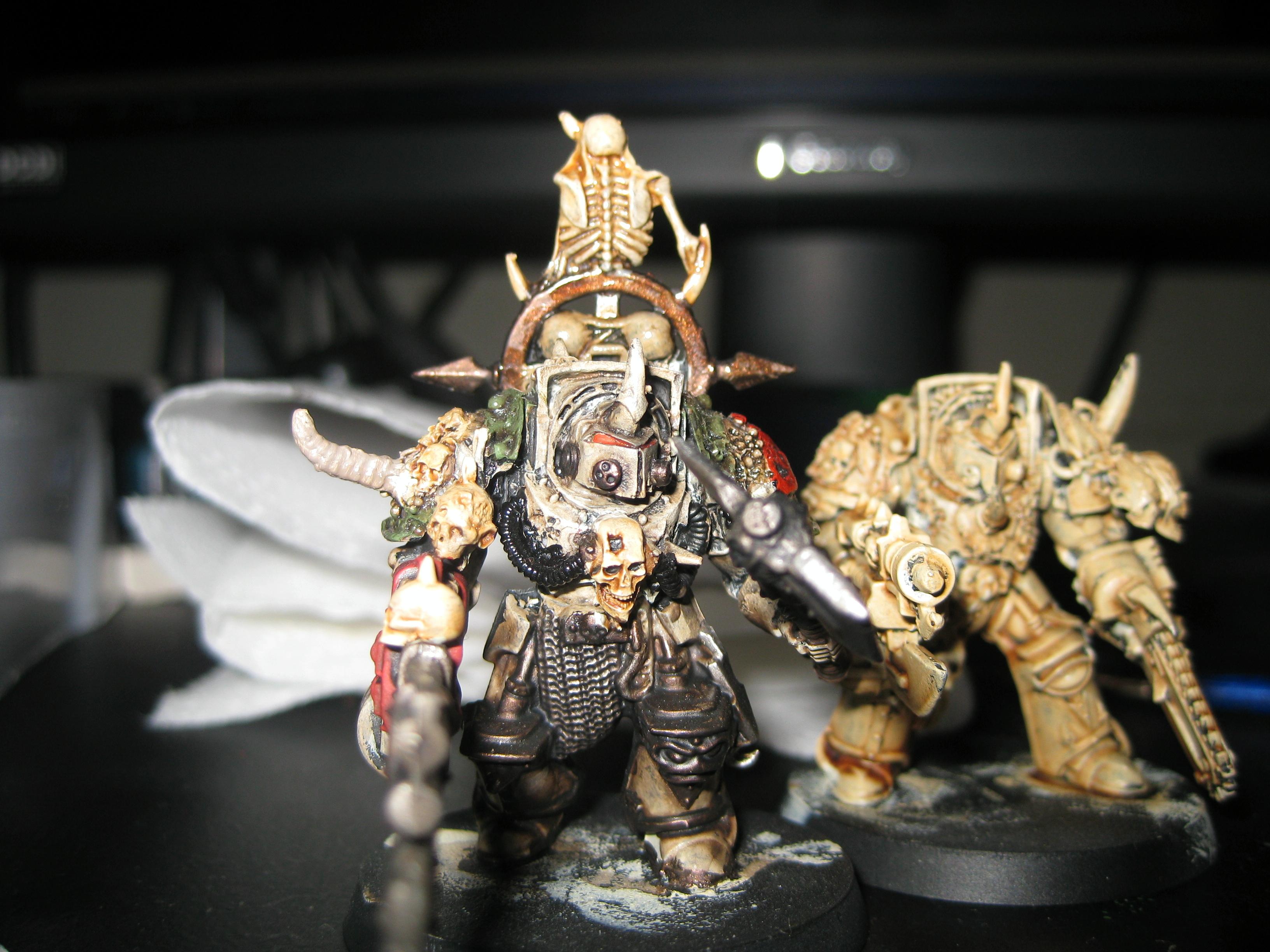 Chaos Space Marines, Nurgle, Terminator Armor, Warhammer 40,000