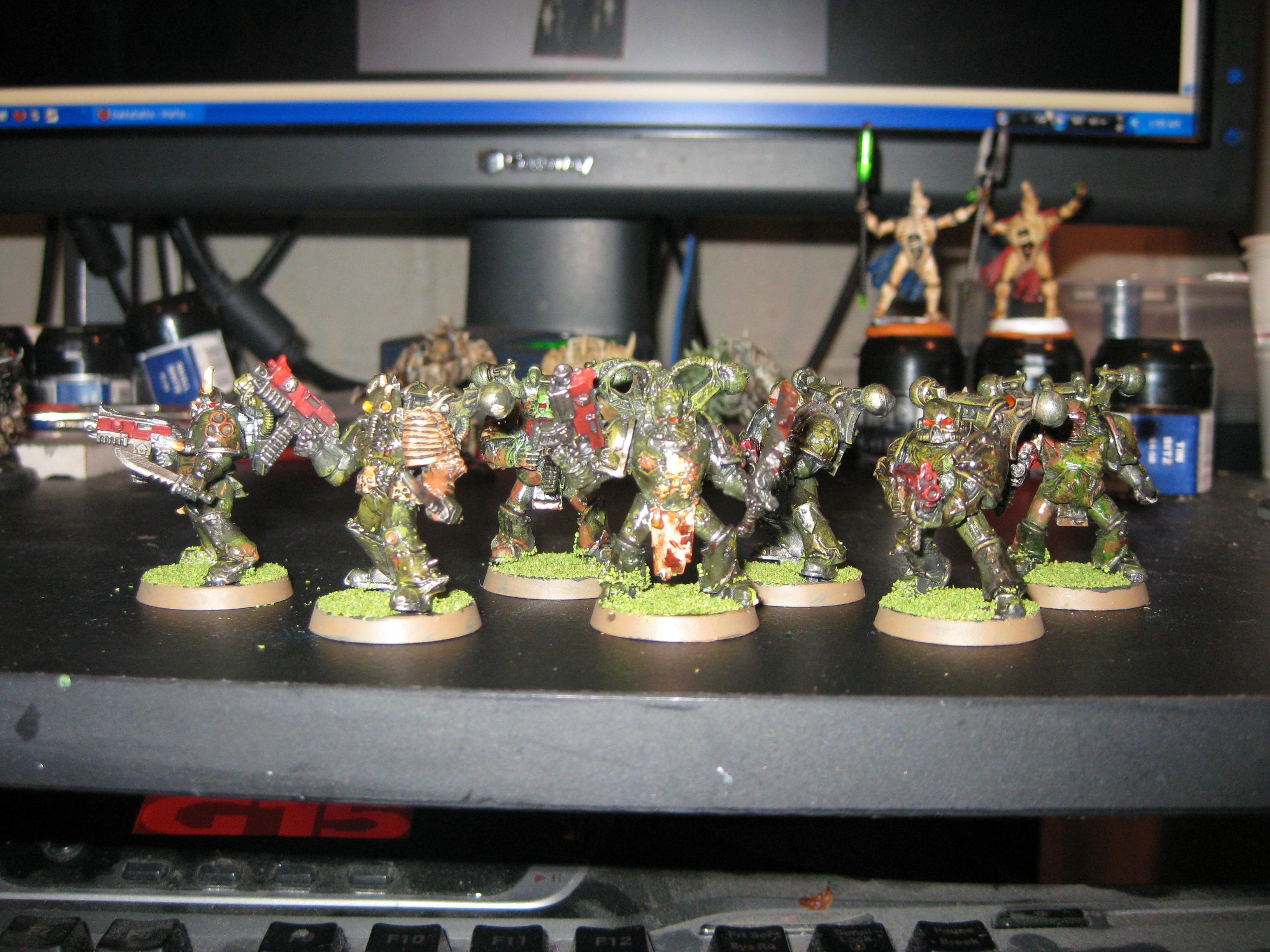 Chaos Space Marines, Nurgle, Plague Marines, Warhammer 40,000