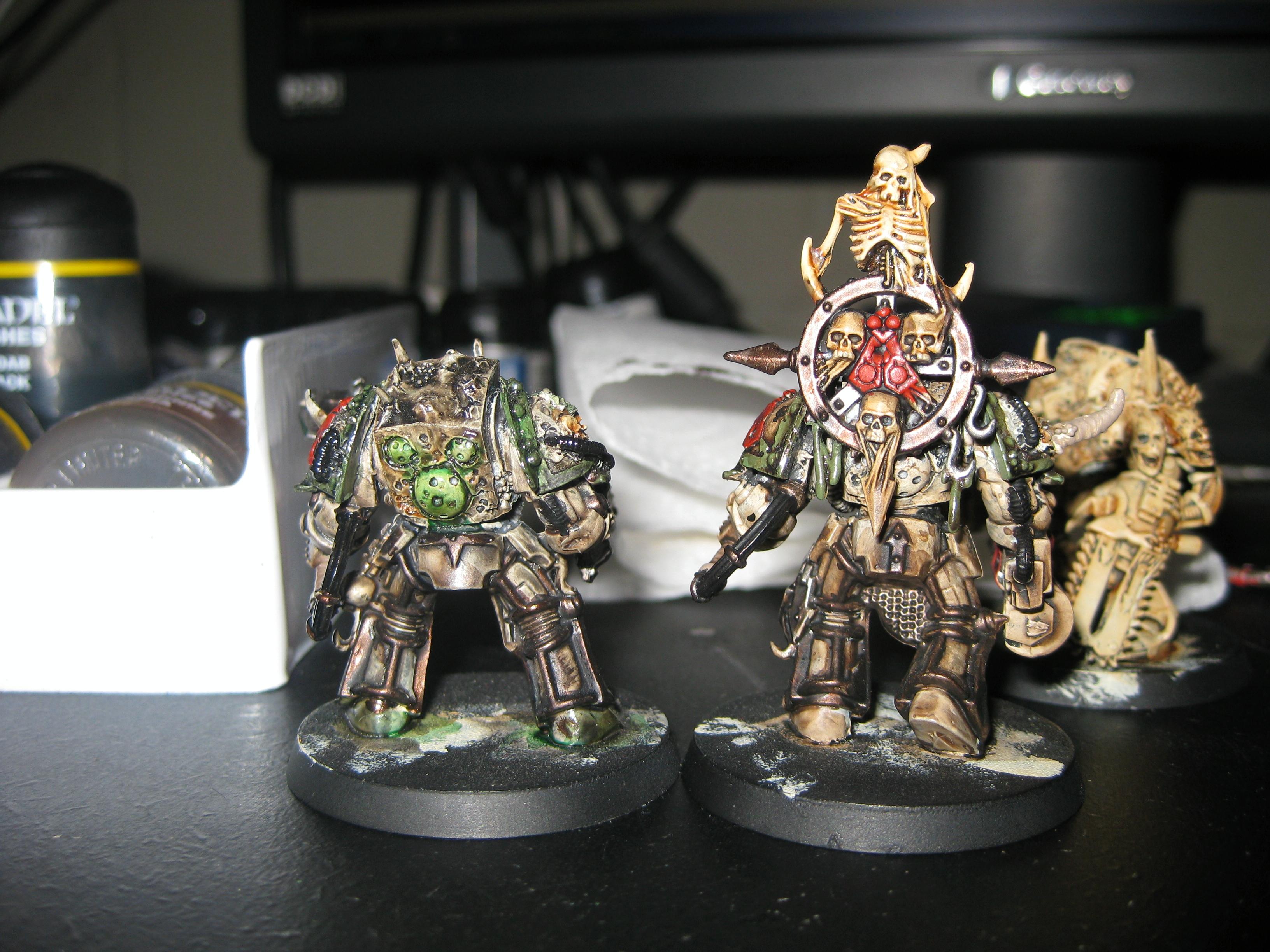 Chaos, Chaos Space Marines, Nurgle, Terminator Armor
