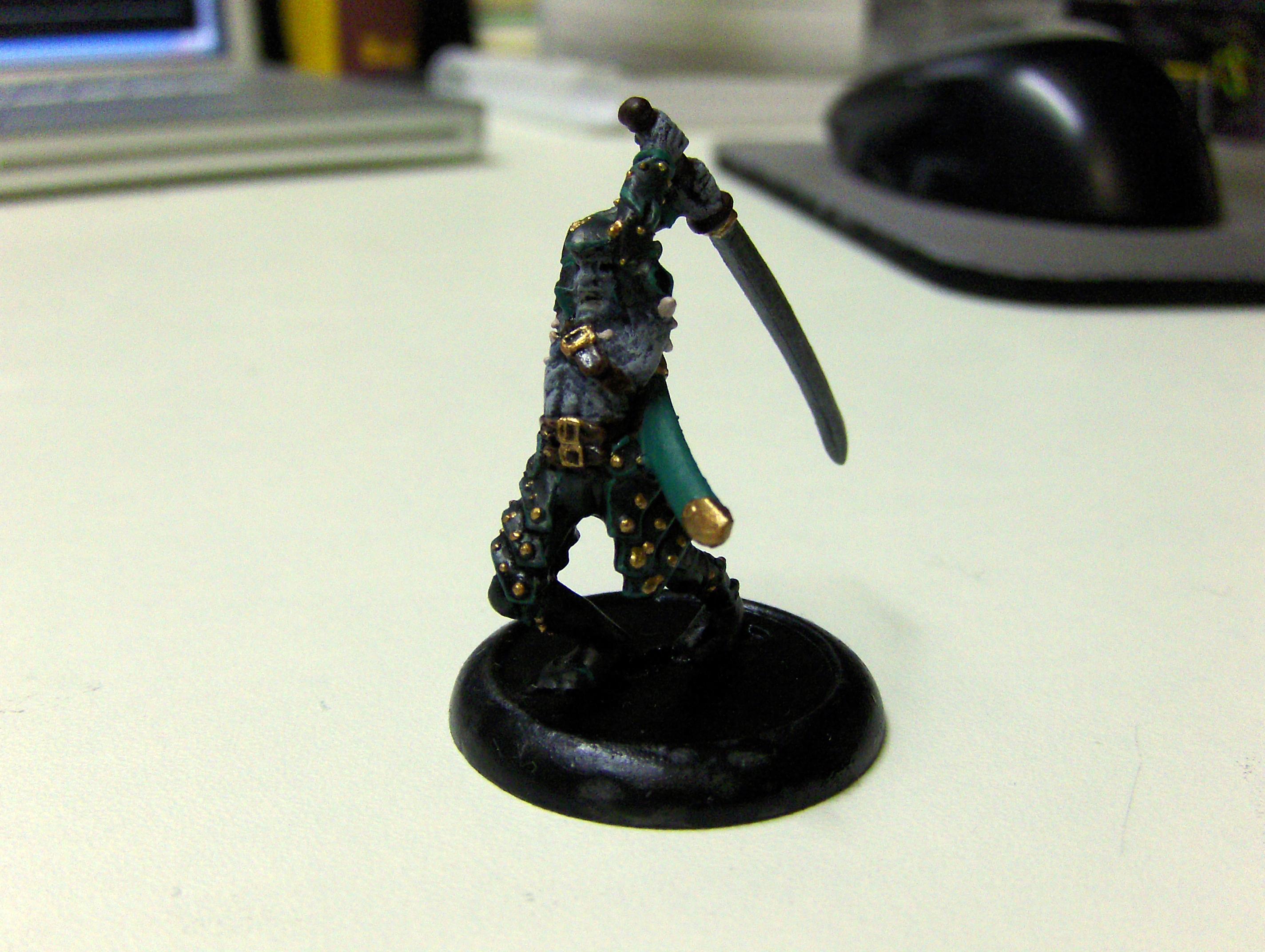 30mm, Blighted Nyss, Hordes, Infantry, Legion Of Everblight, Privateer Press, Swordsman, Work In Progress