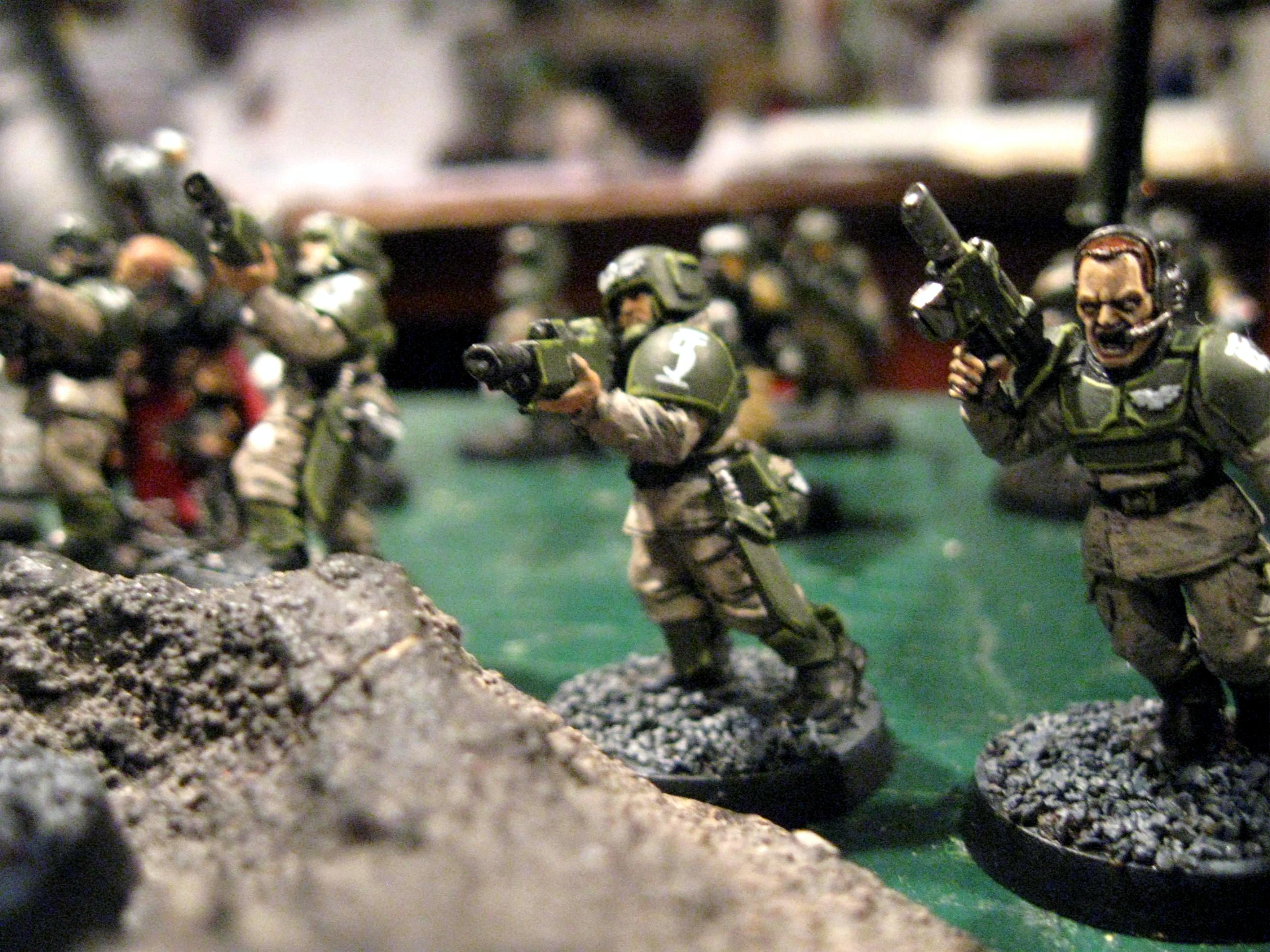 Battle Report, Cadians, Crimson Fists, Imperial Guard, Space Marines