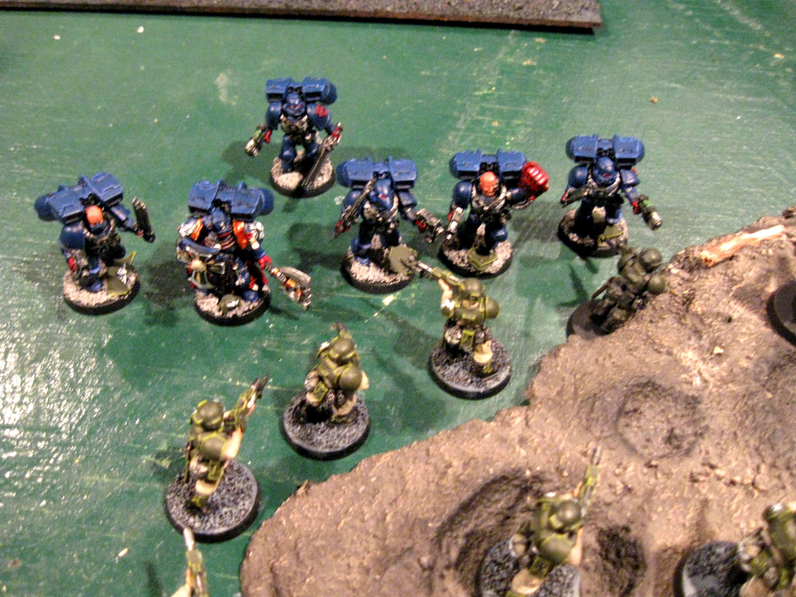 Assault, Assault Marines, Battle Report, Crimson Fists, Guardsmen, Imperial Guard, Relic Blade
