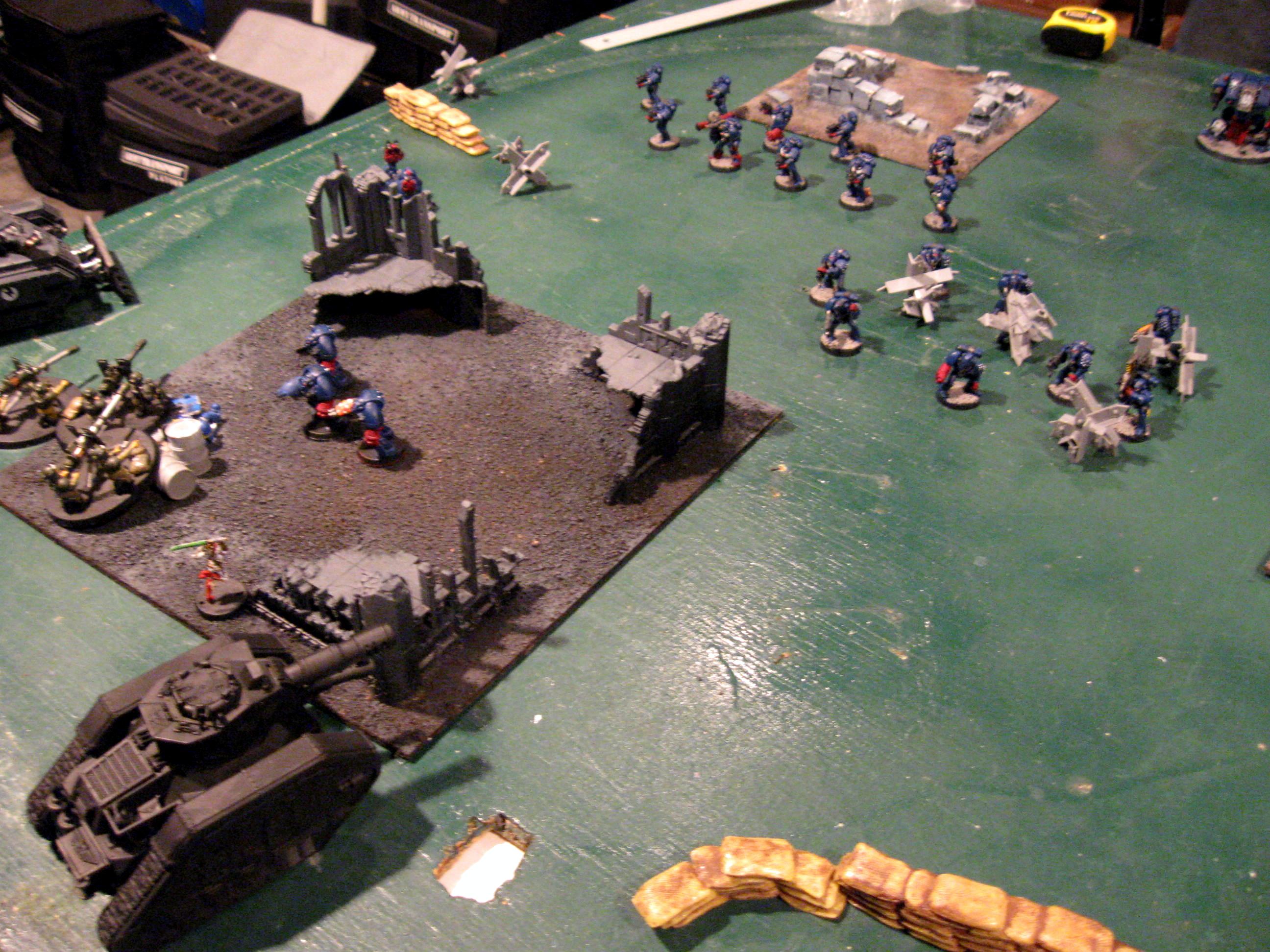 Blurred Photo, The left flank is weak