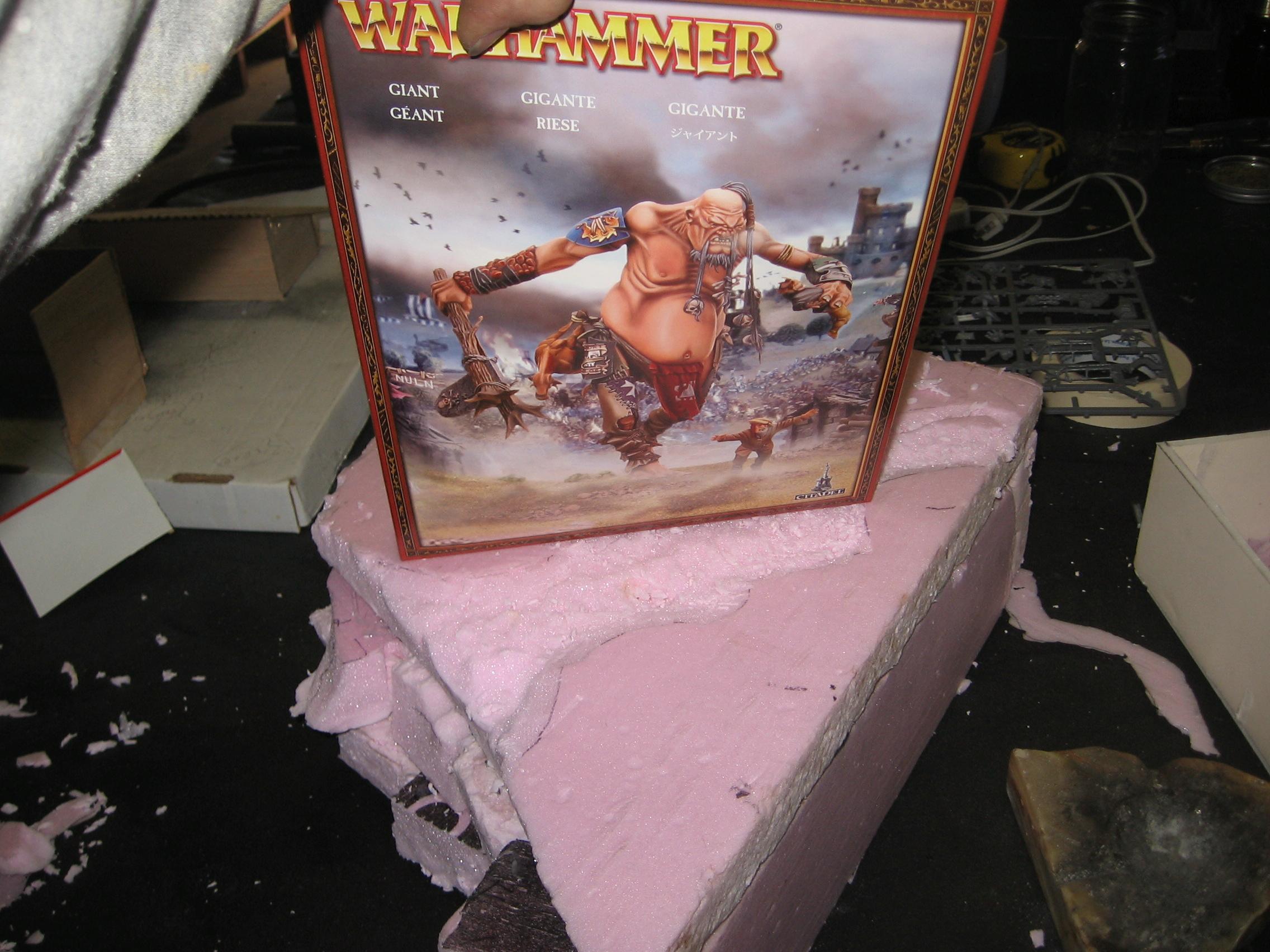 Diorama, Giant, Warhammer Fantasy, Work In Progress