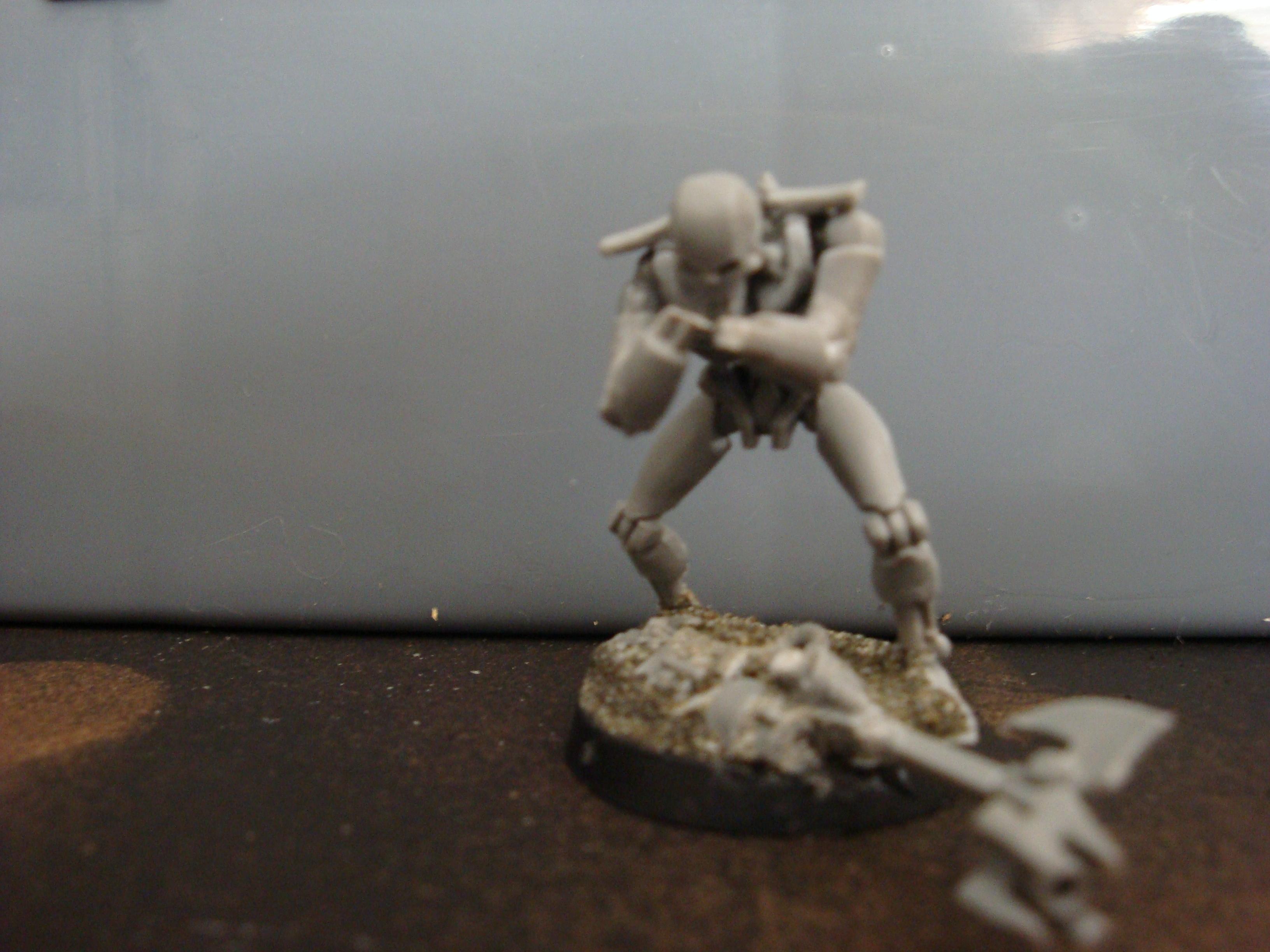 Movie inspired damaged Necron