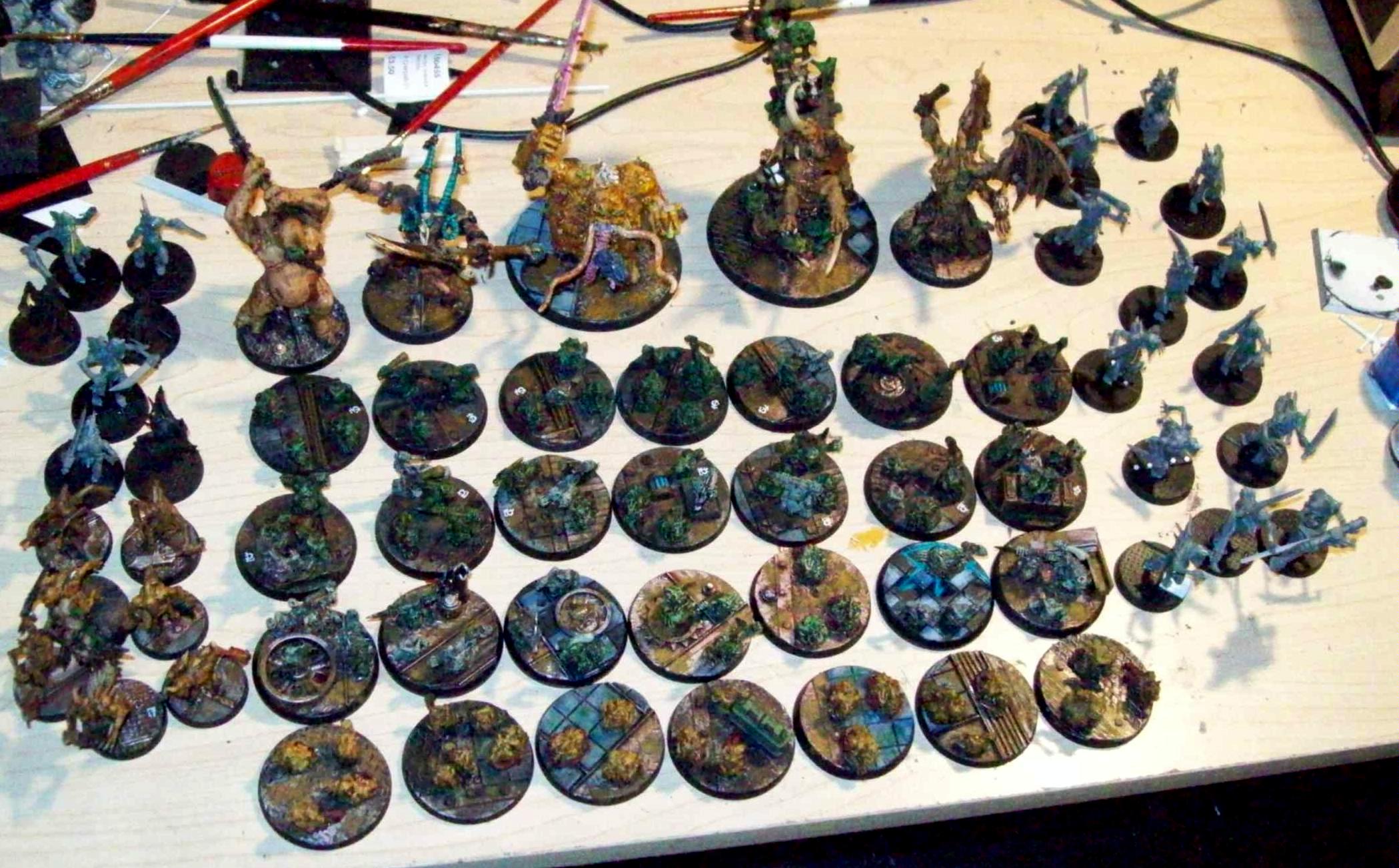 Army, Chaos Daemons, Nurgle, Warhammer 40,000, Work In Progress