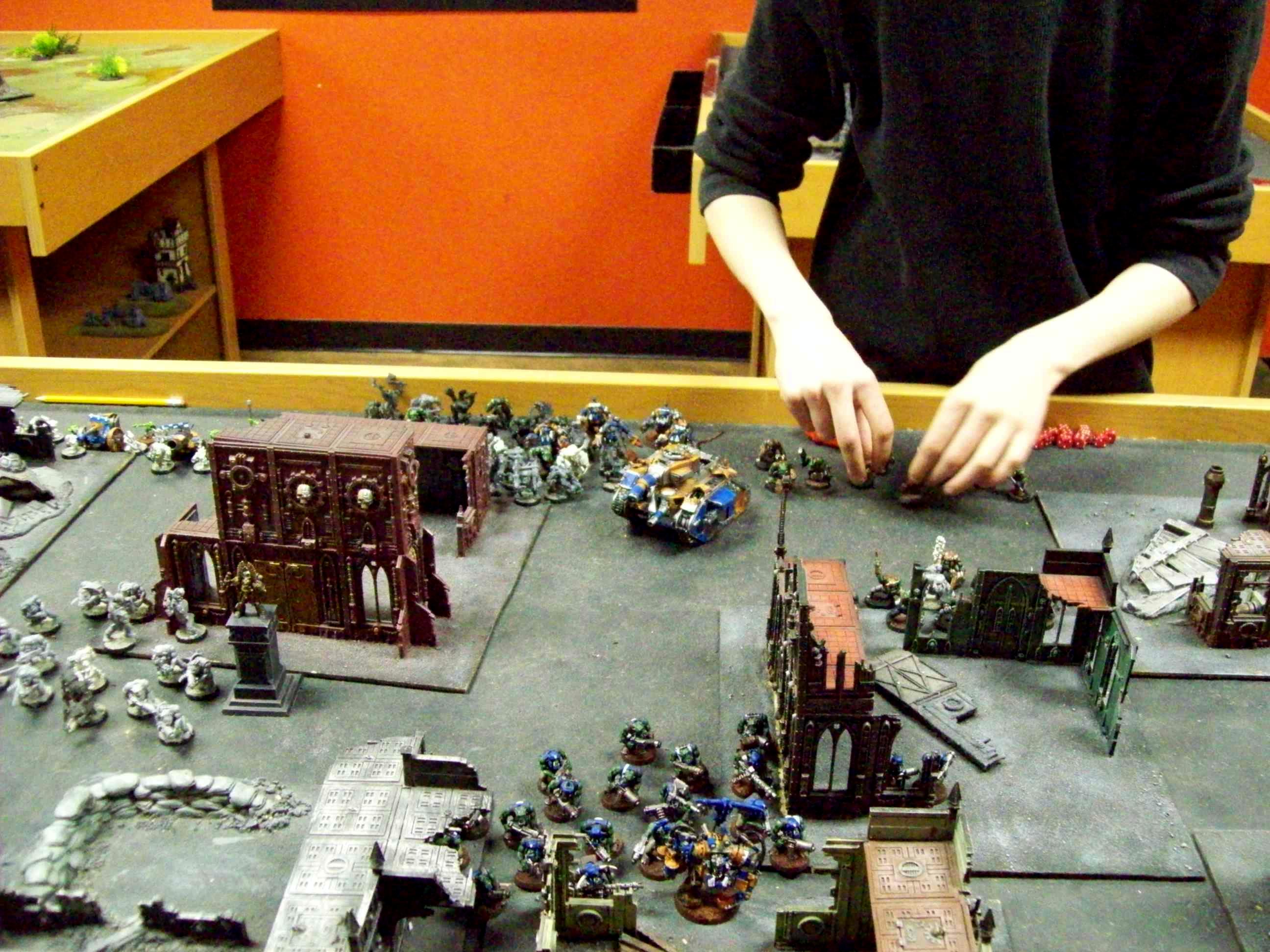 Battle Report, Chaos Daemons, Nurgle, Orks, Warhammer 40,000