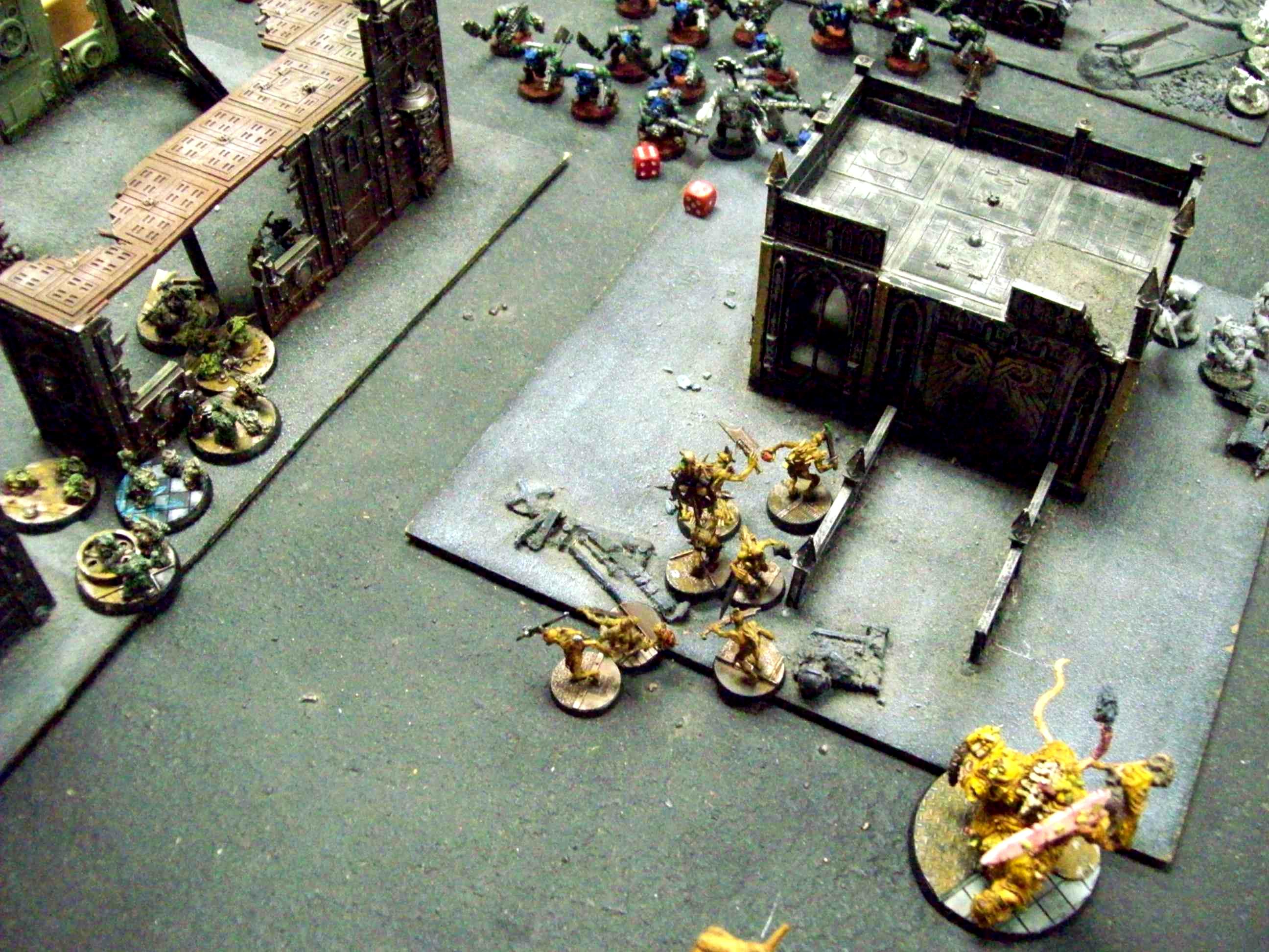 Battle Report, Chaos Daemons, Nurgle, Orks, Warhammer 40,000