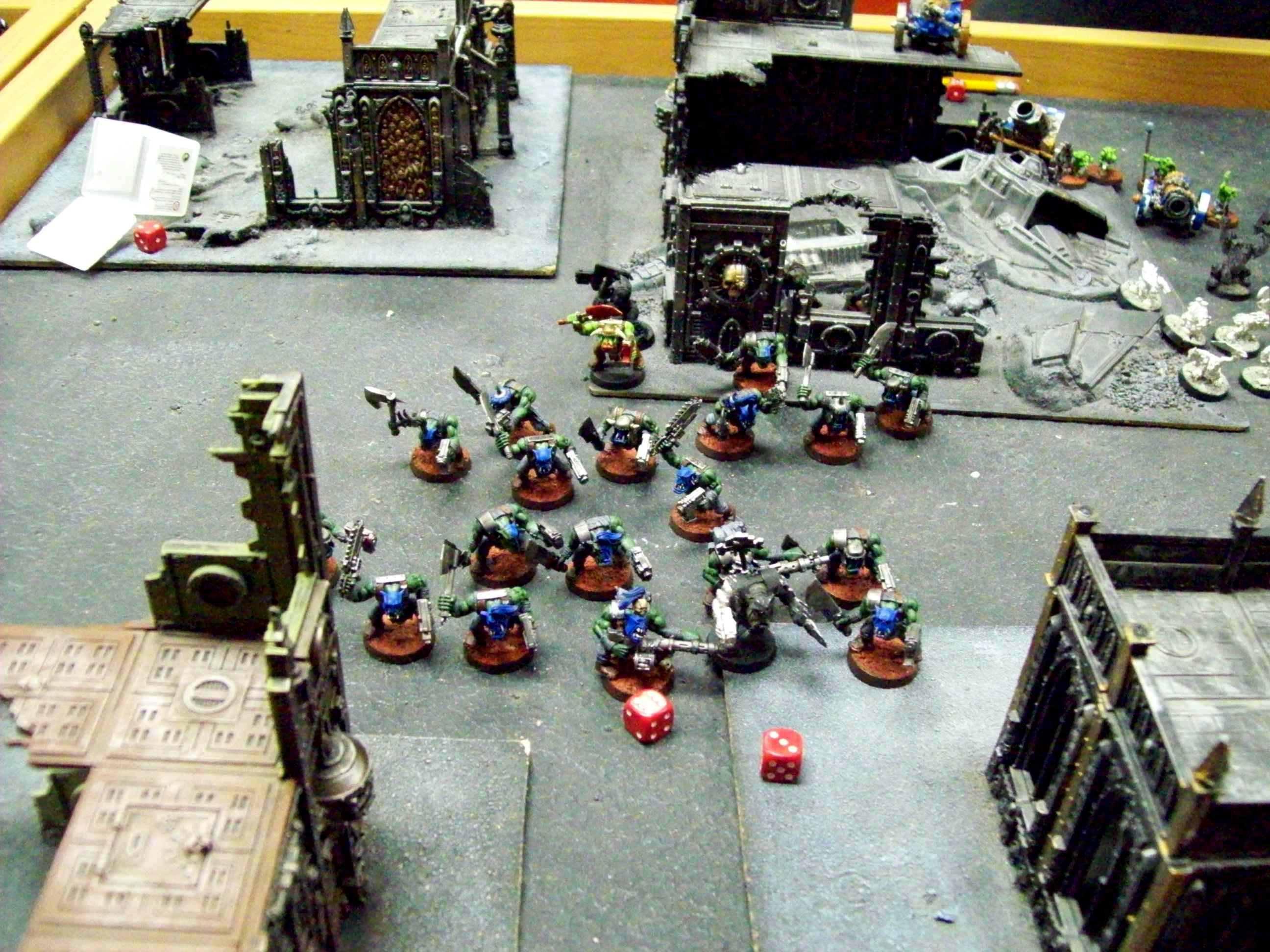 Battle Report, Chaos Daemons, Nurgle, Orks, Warhammer 40,000